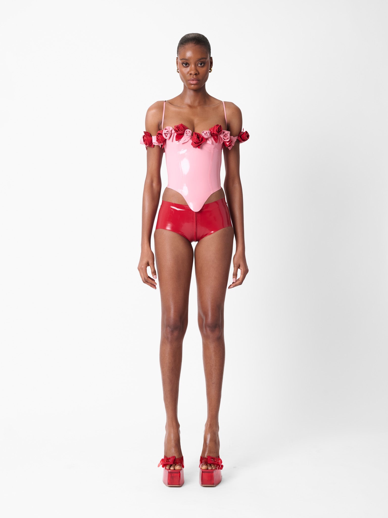 FANTASY CORSET TOP PINK - 2