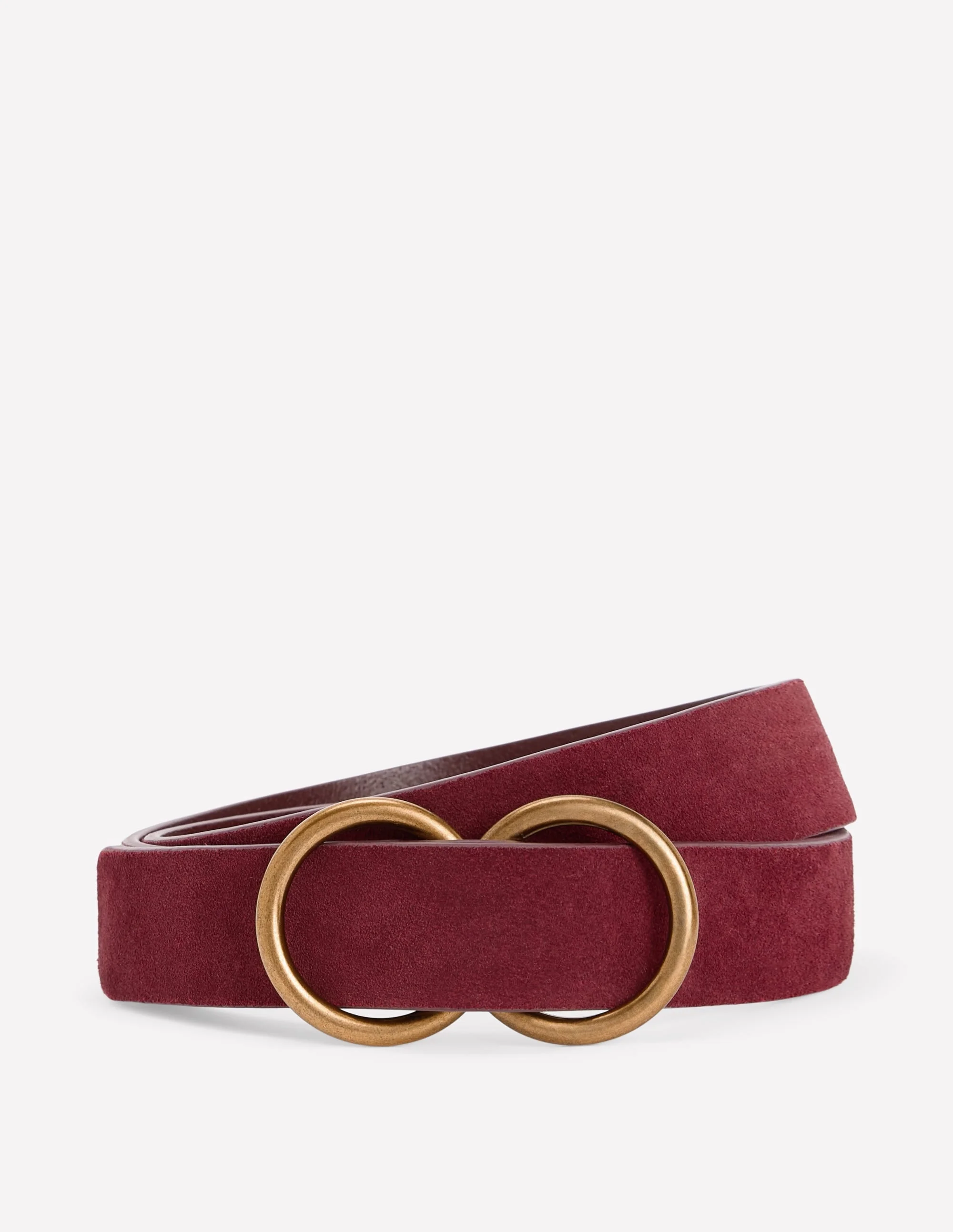Double Ring Belt-Oxblood - 1