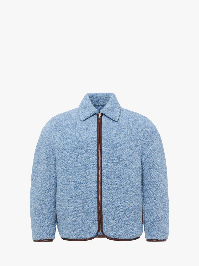 CONTRAST TRIM CASUAL JACKET 1