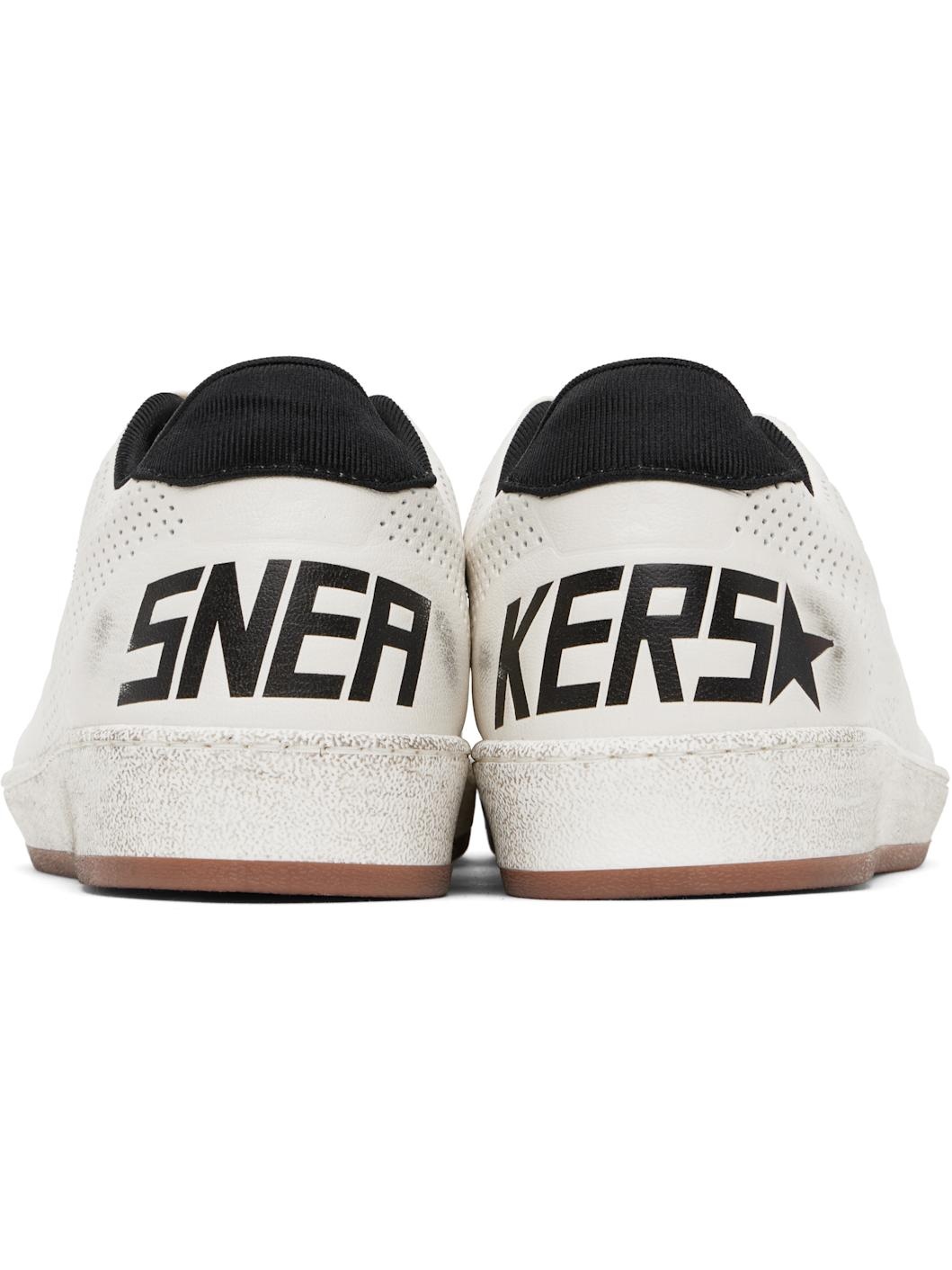 White Ball Star Sneakers - 2