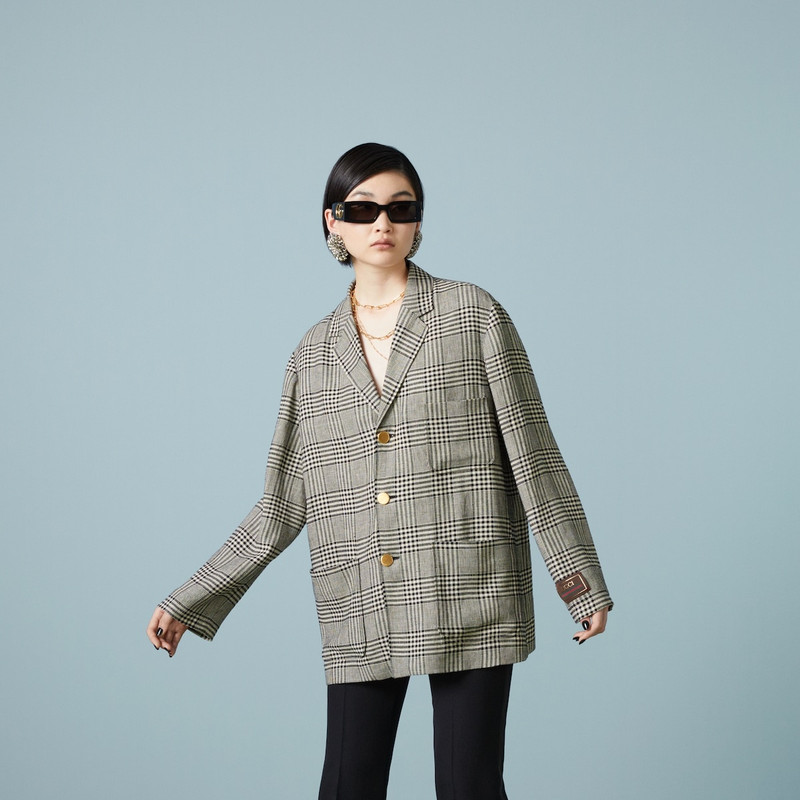 Prince of Wales linen jacket 5