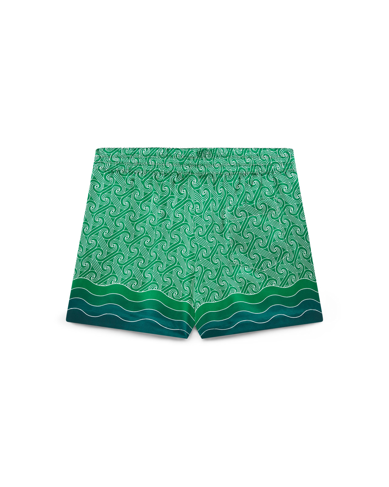Column Monogram Silk Shorts - 1