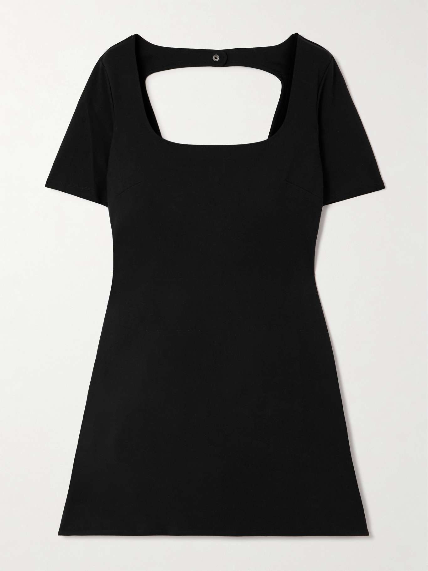 Stern open-back stretch-ponte mini dress - 1