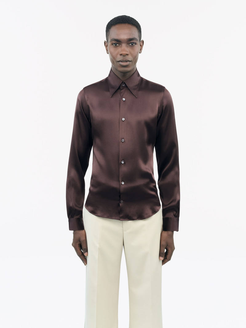 Alain Slim-fit Silk Shirt 3