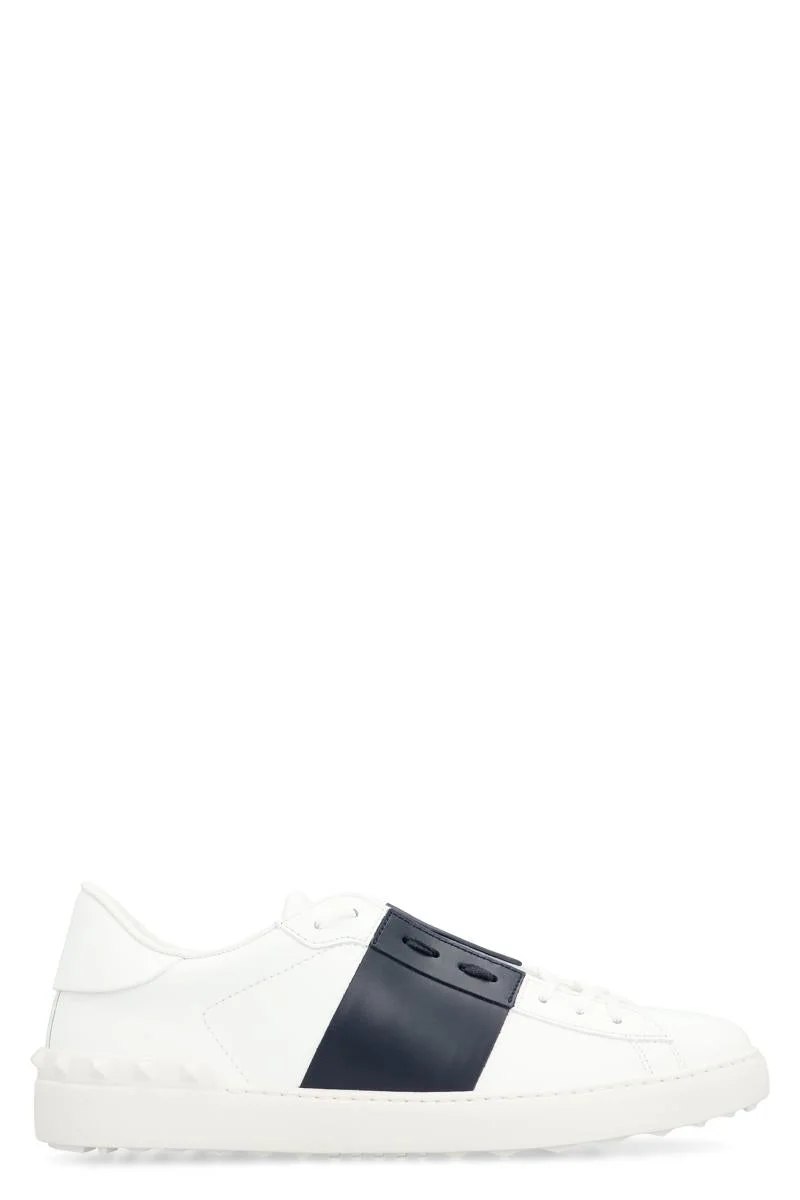 Valentino Garavani Open Leather Low-Top Sneakers - 1