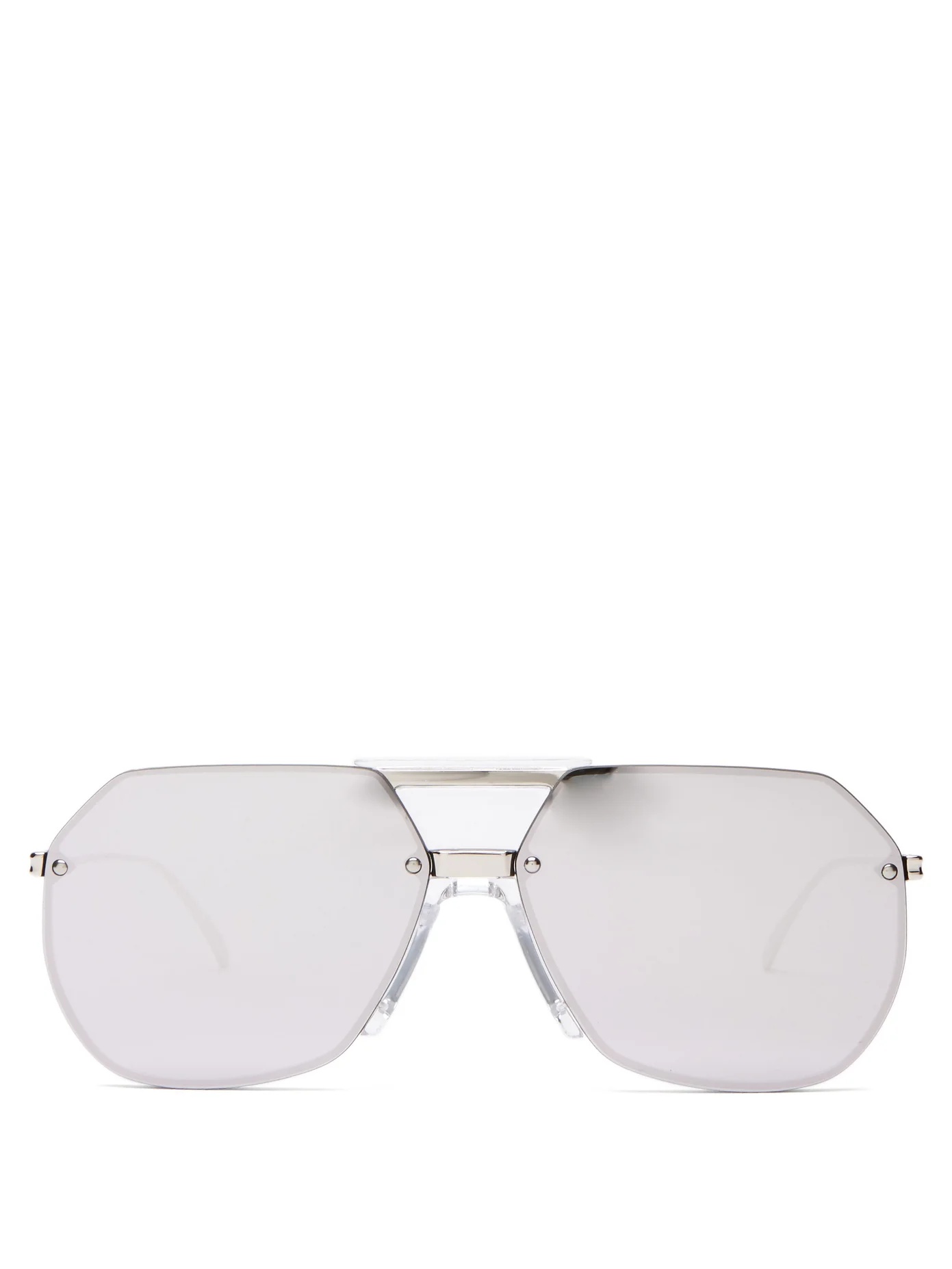 Aviator metal sunglasses - 1