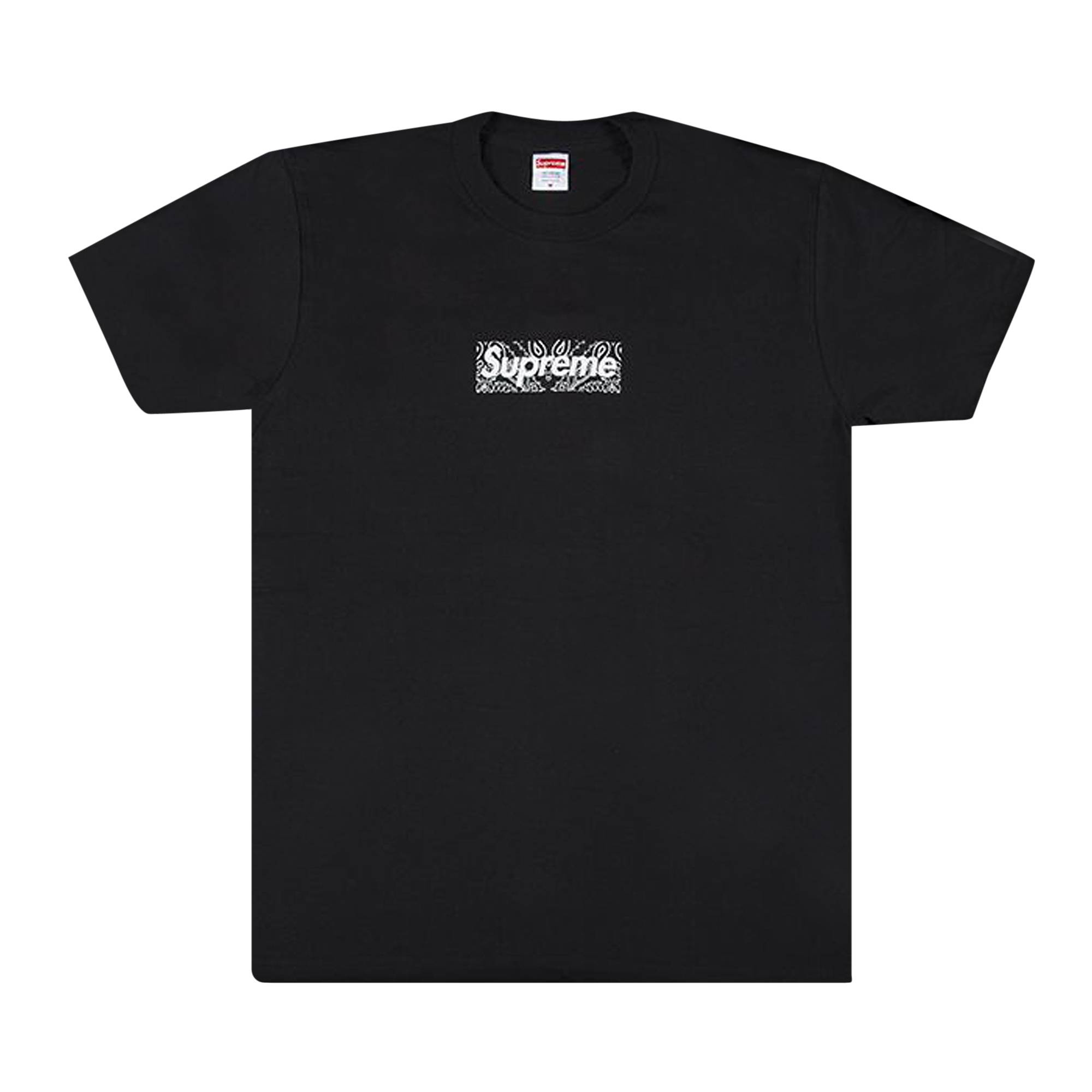 Supreme Bandana Box Logo Tee 'Black' - 1