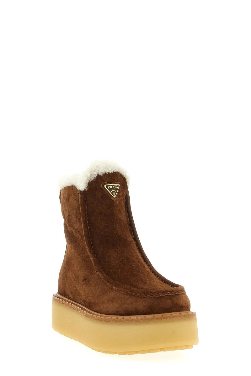 Prada Suede ankle boots outlook