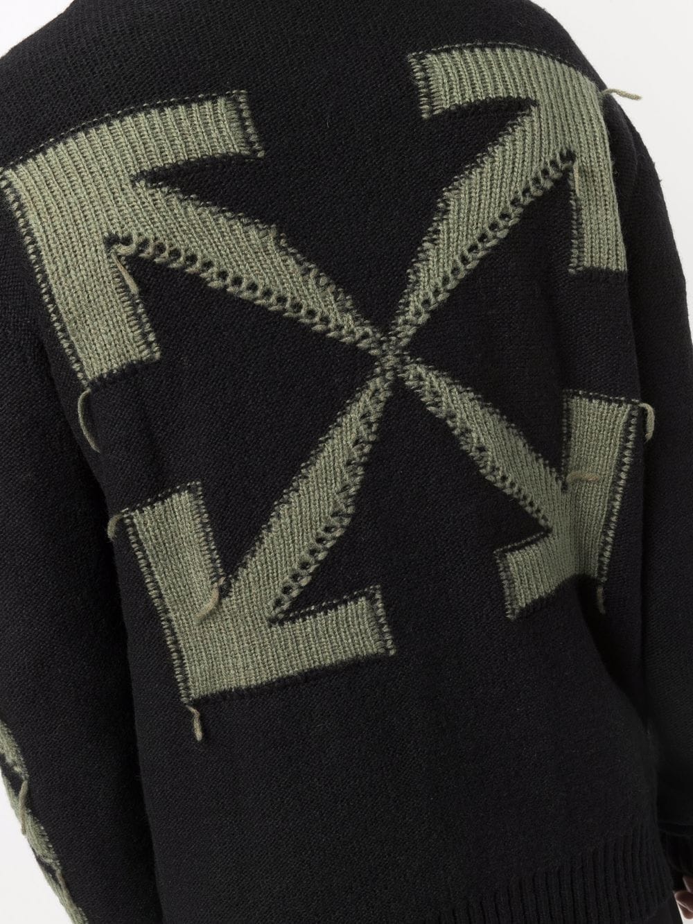 Arrows motif knitted jumper - 5