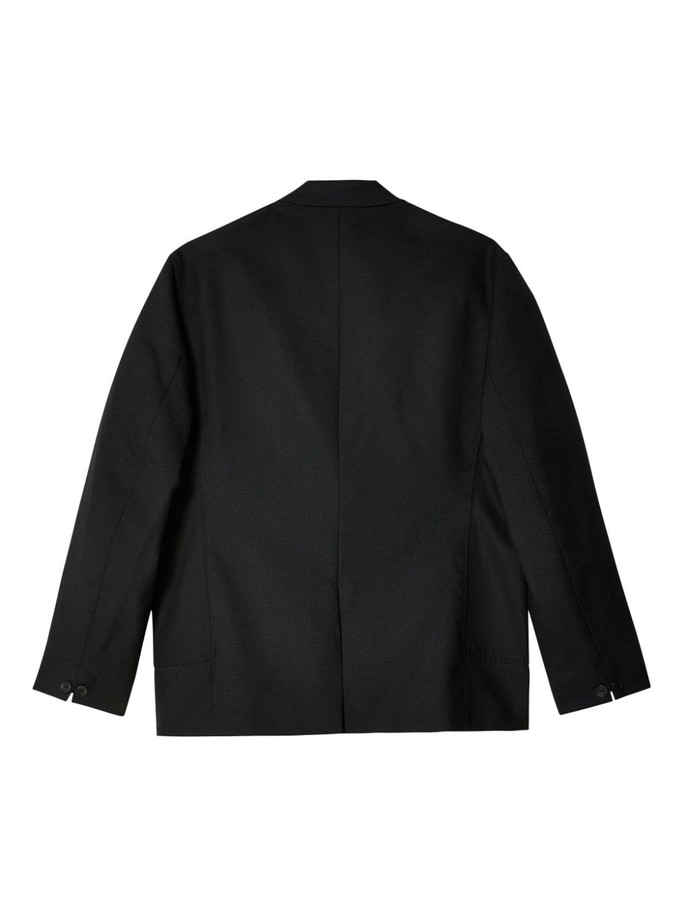 single-breasted wool blazer - 2
