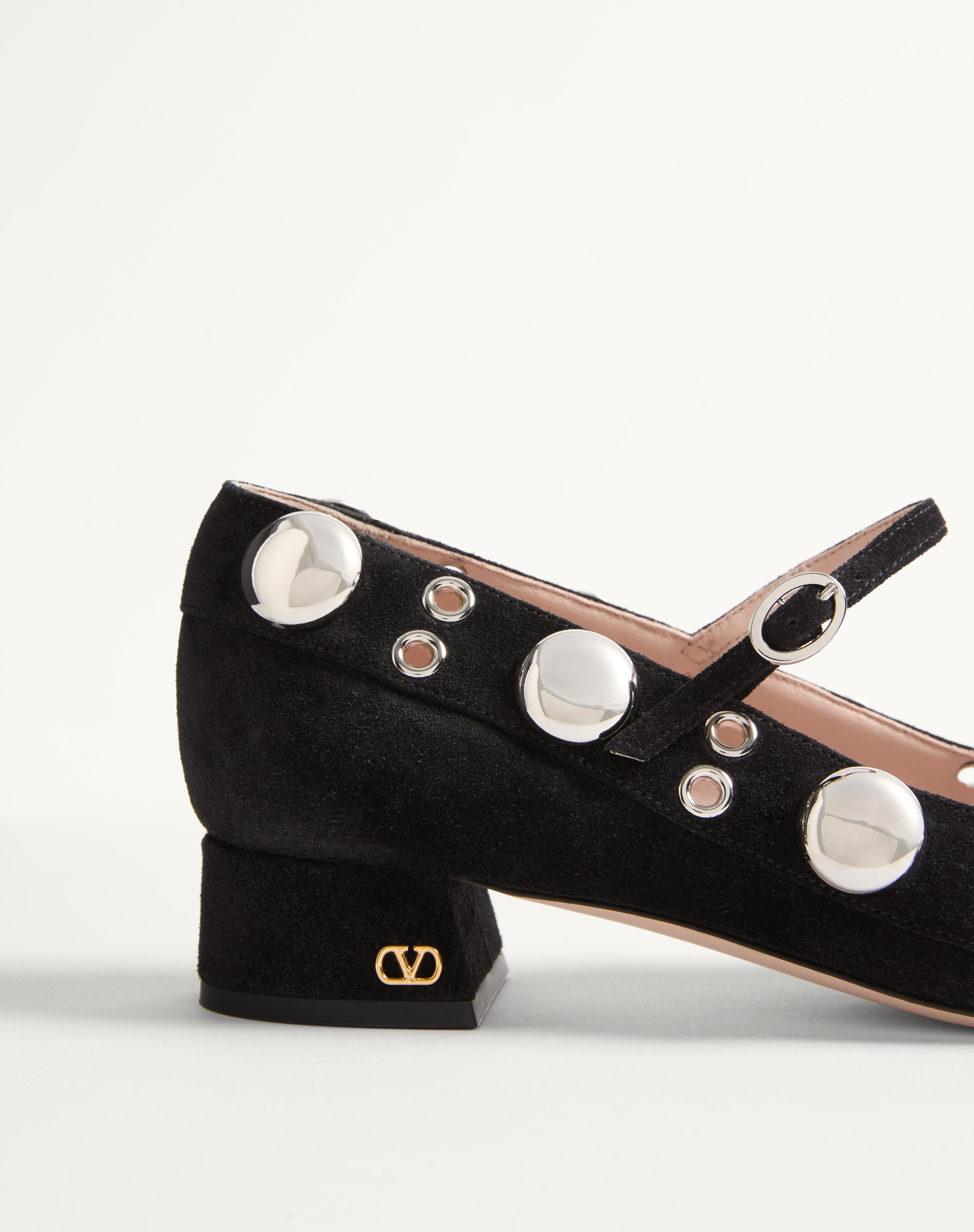 NELLCÔTE MARY-JANE PUMPS IN CRUST LEATHER 30MM - 7