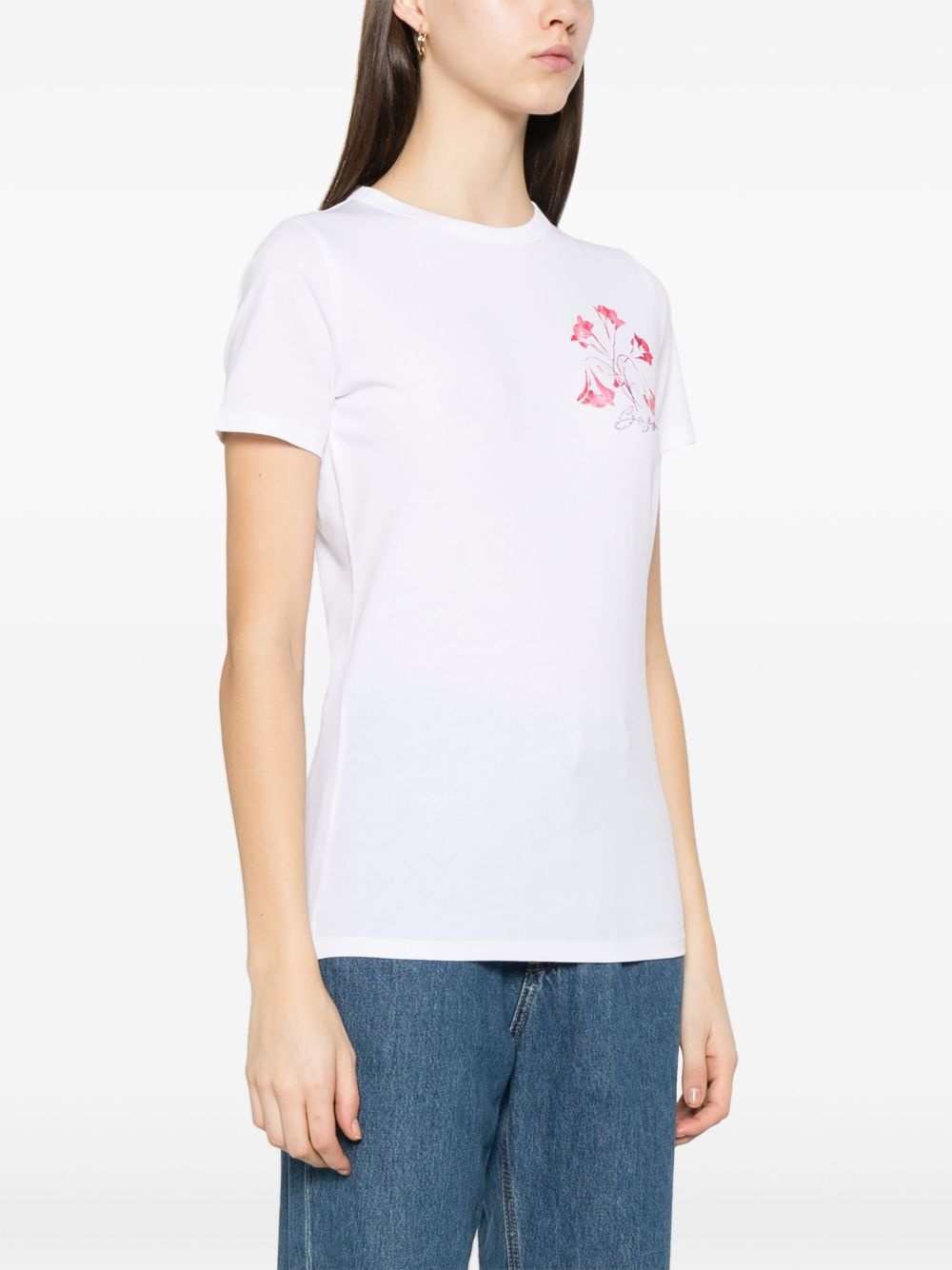 floral-print T-shirt - 3