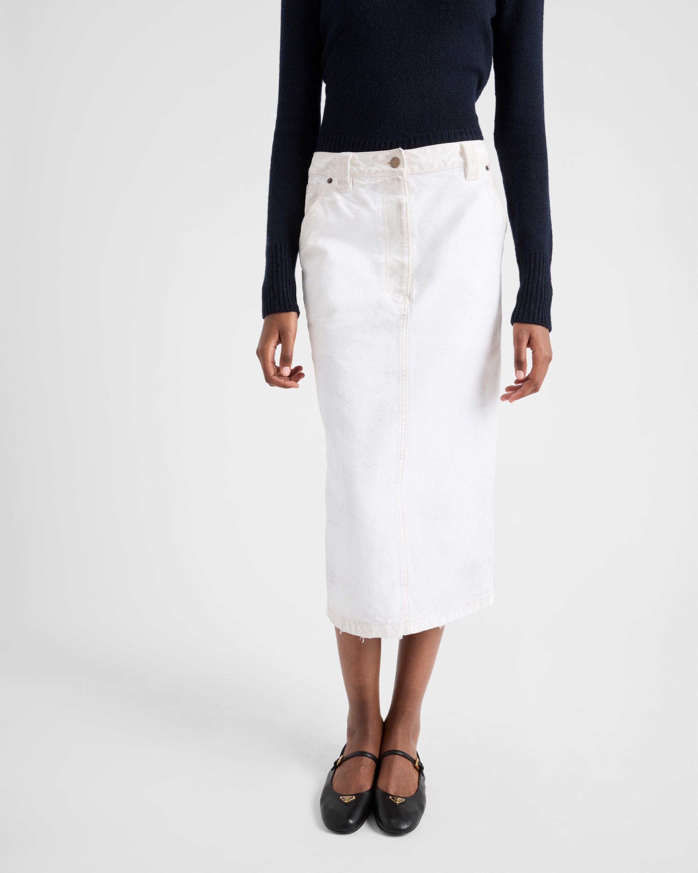 Old canvas pencil skirt - 3