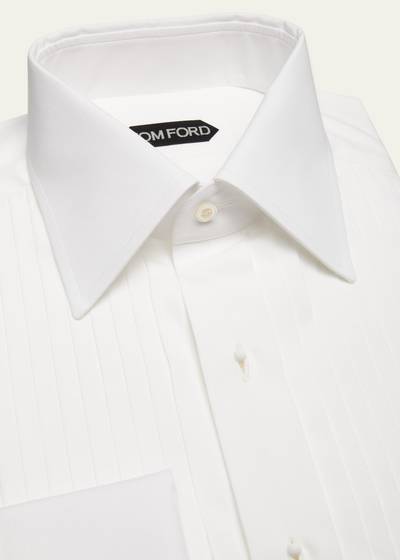 TOM FORD Men's Plisse Formal Dress Shirt outlook