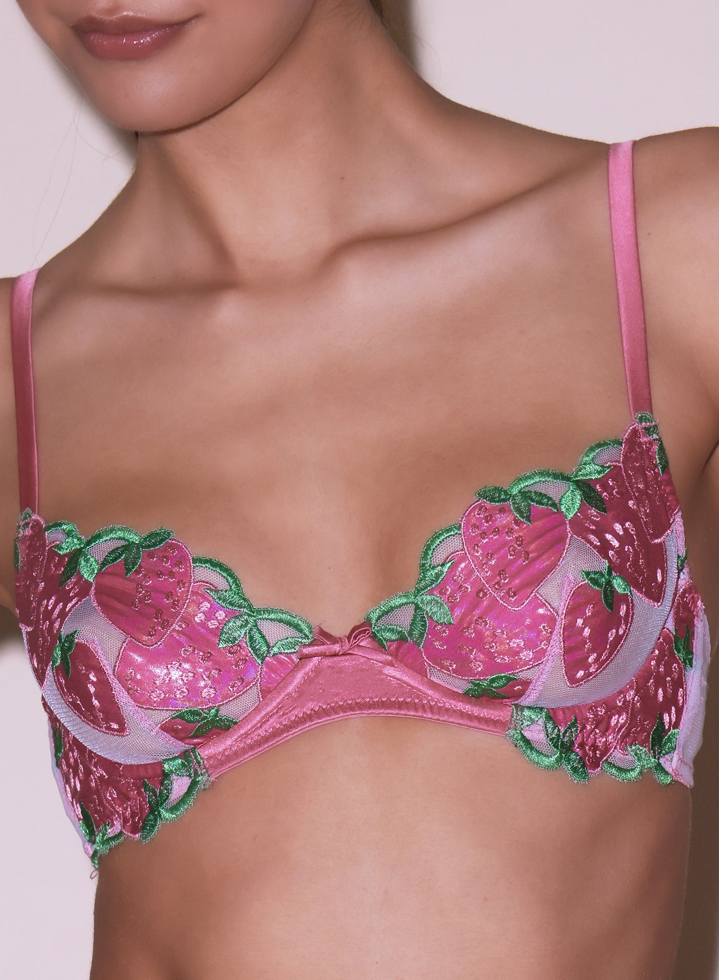 Wild Strawberry Demi Bra - 2