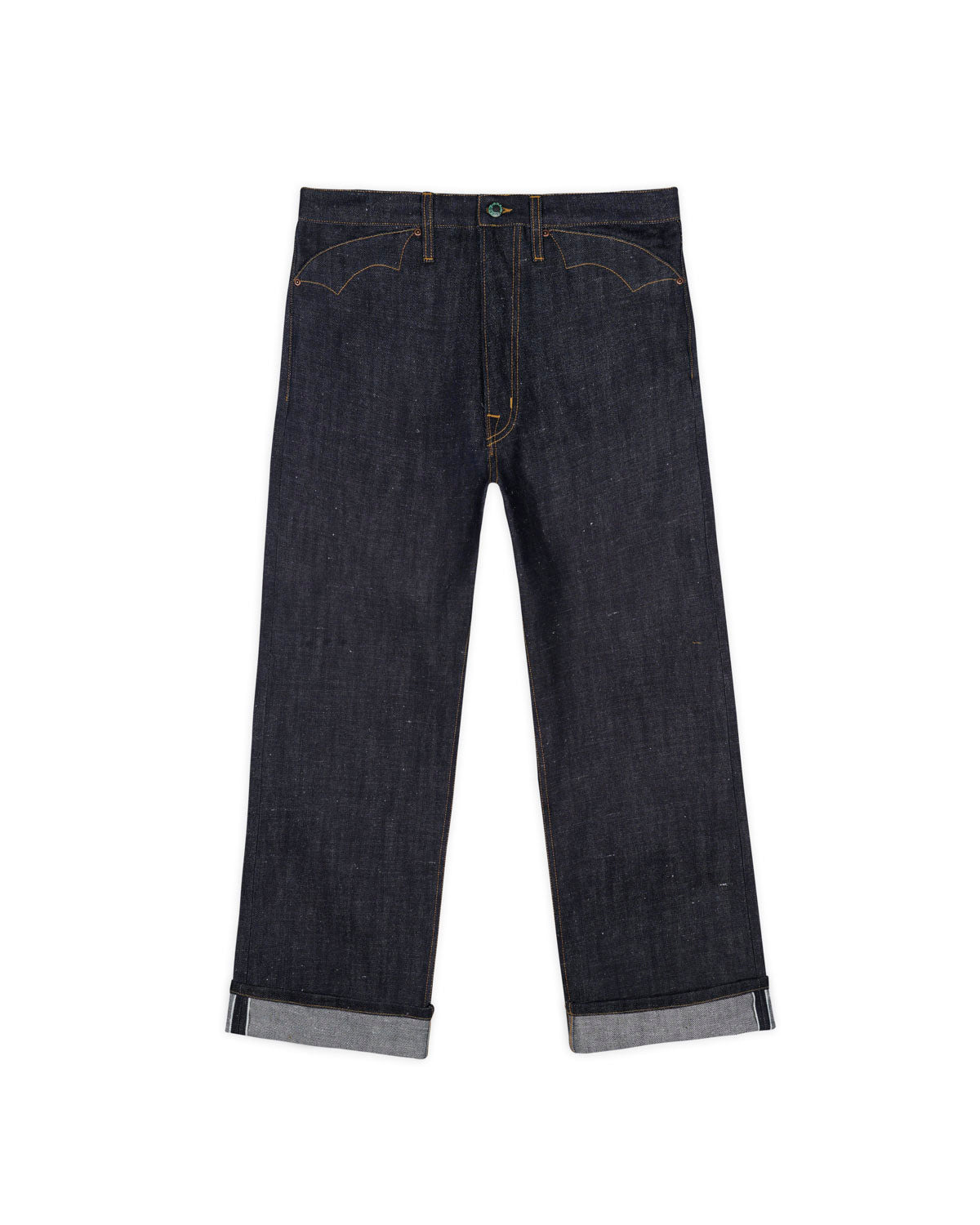 Type 00 14oz Selvedge Hemp Blend Denim - Indigo - 3
