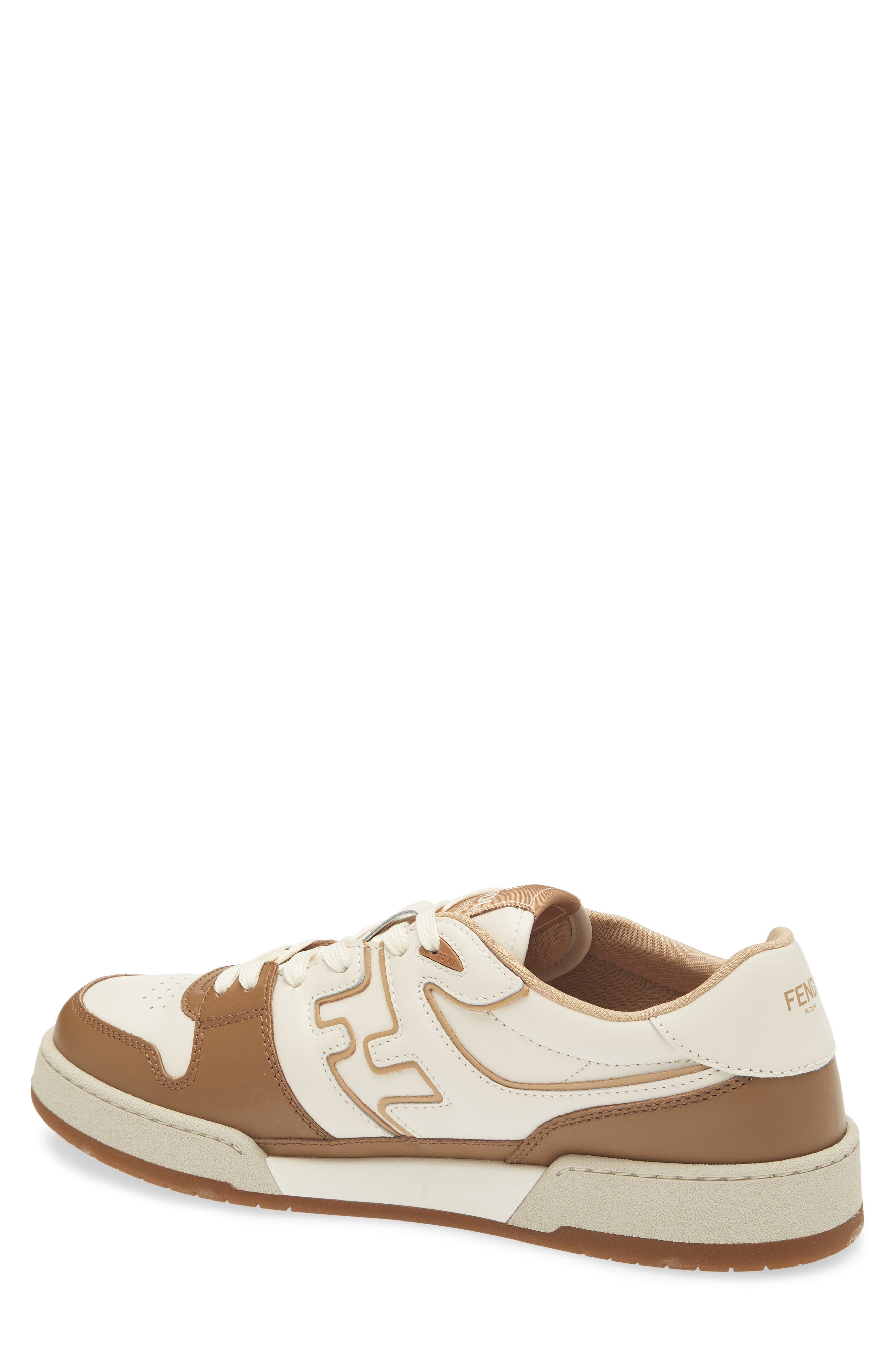 Fendi FF Match Sneaker in Noccio/bian/mou/mou at Nordstrom - 2