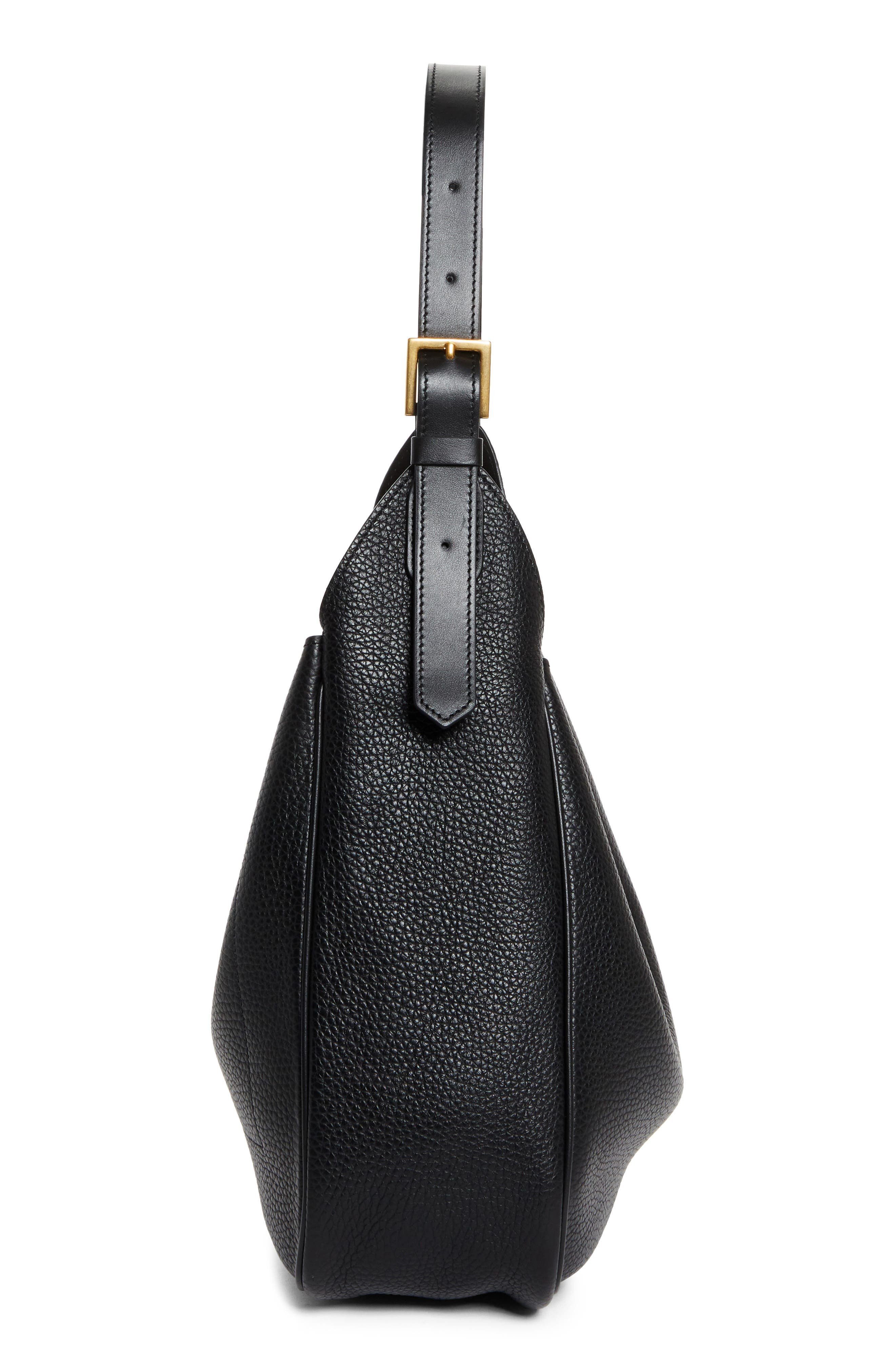 Medium Monarch Leather Hobo Bag - 6