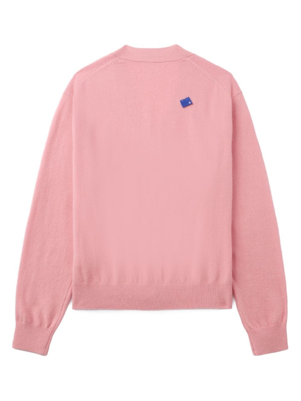 logo-appliqué cardigan - 6