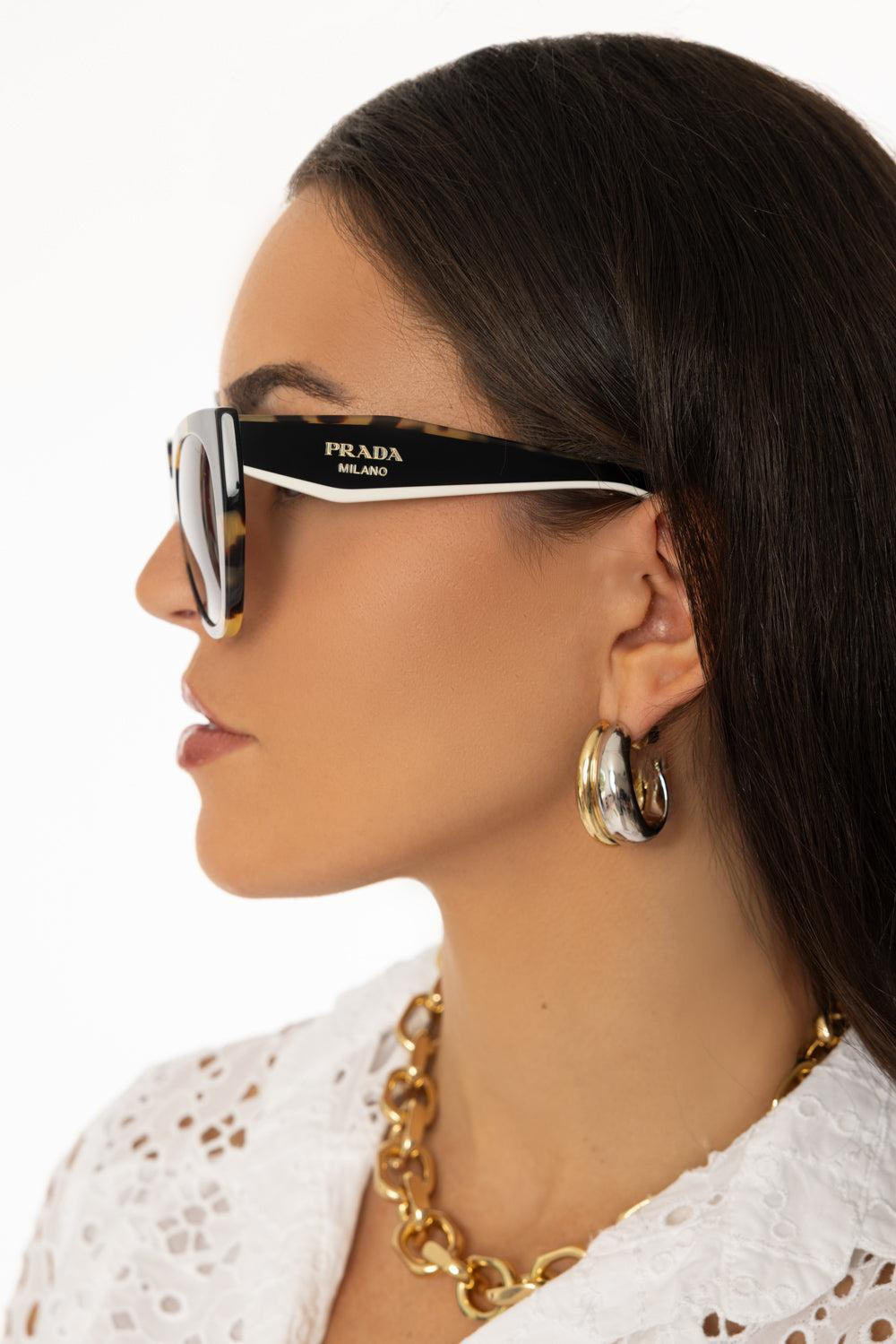 Geometric Cat Eye Sunglasses - 4