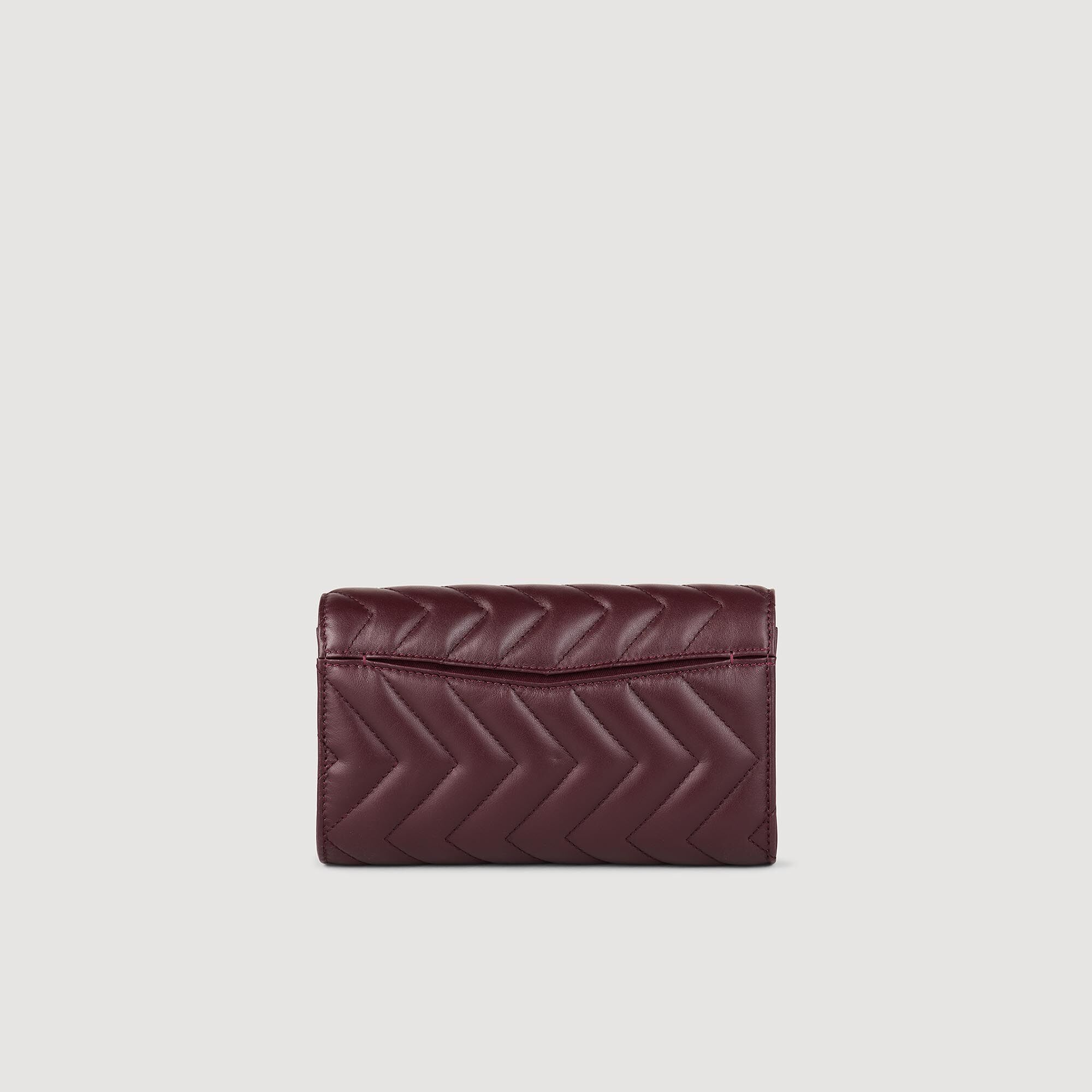 LEATHER CROSSBODY CLUTCH BAG - 5
