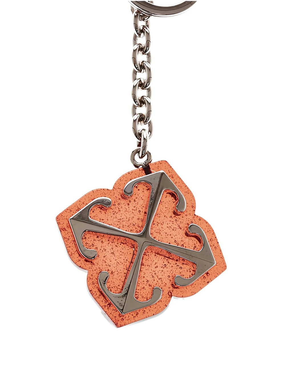 Jitney arrow-motif keyring - 2