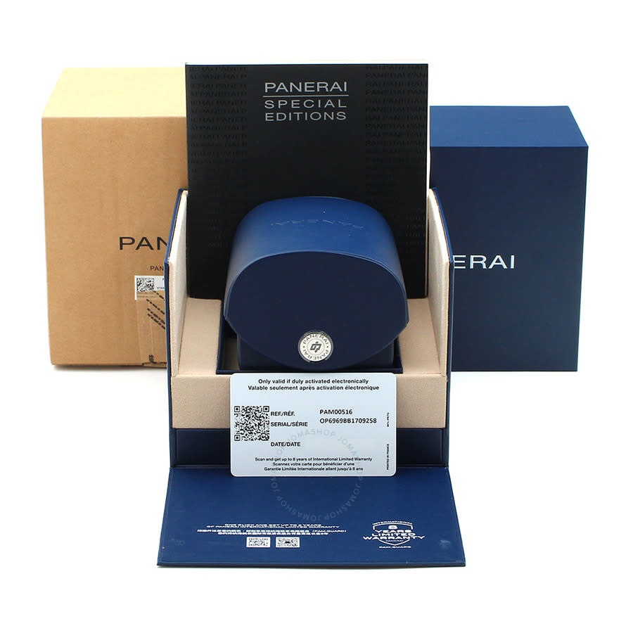 Pre-owned Panerai Radiomir Black Dial Men's Watch PAM00516 - 3