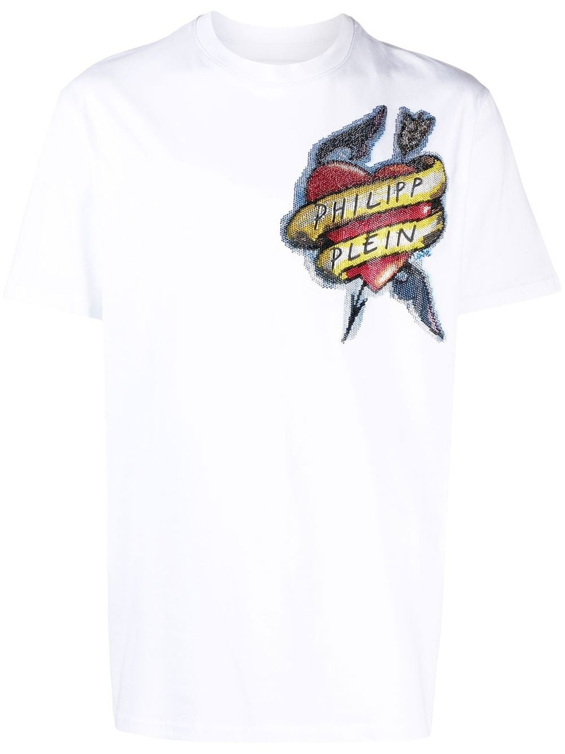 tattoo-print T-shirt 1