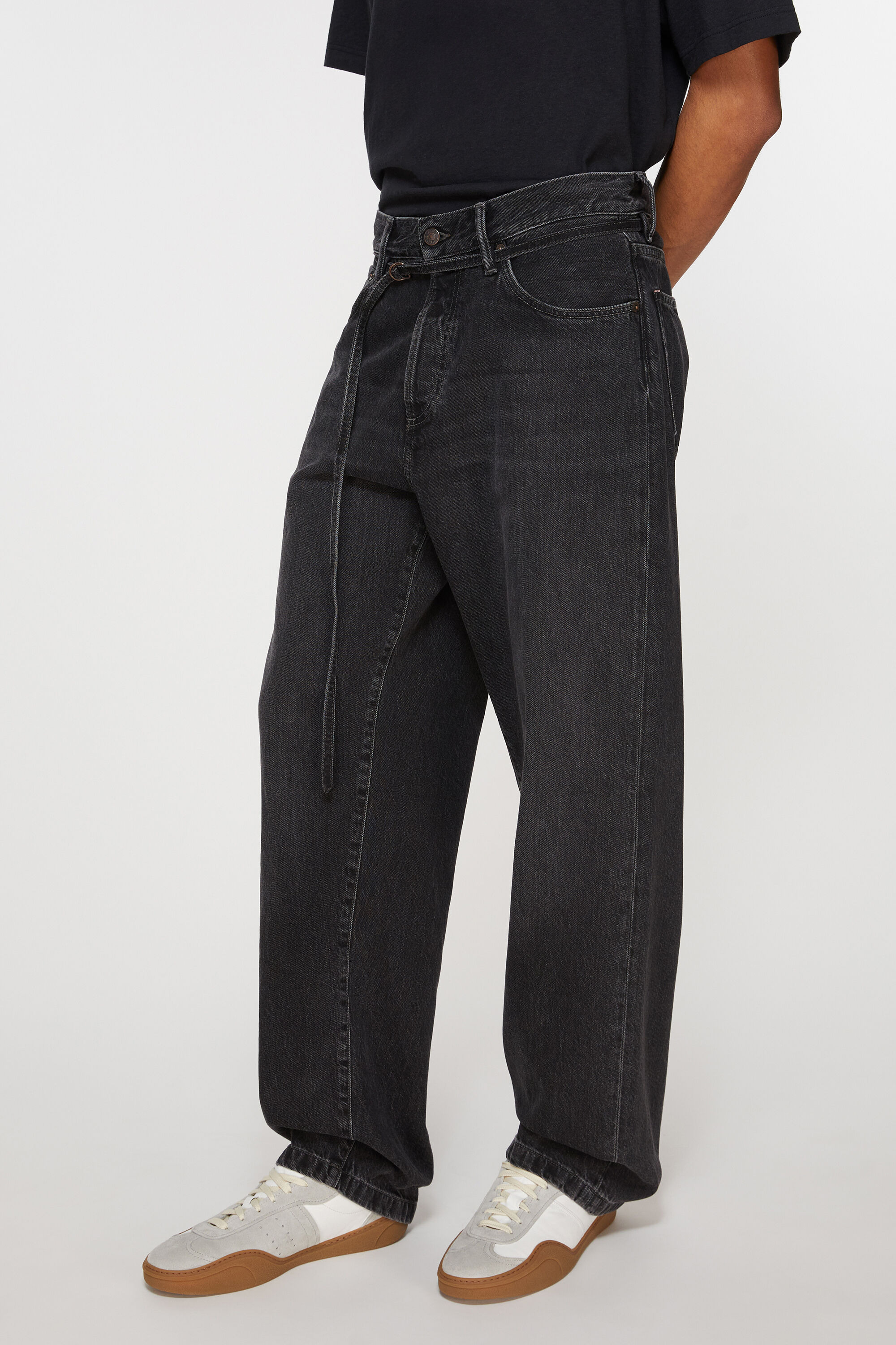 Loose fit jeans - 1991 Toj - Black - 4