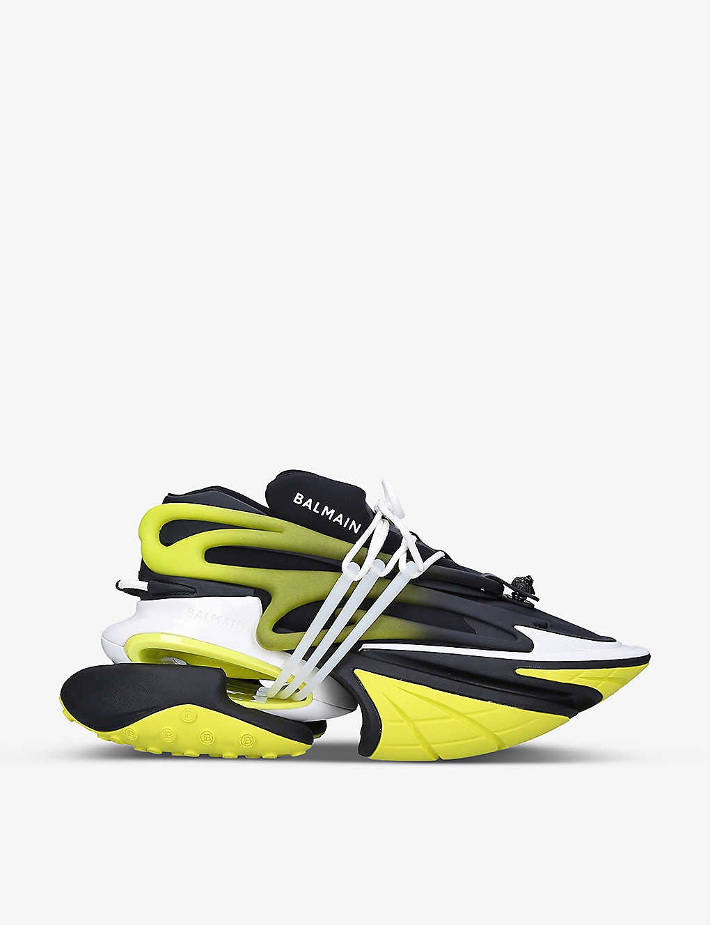 Black & Green Unicorn Sneakers - 1