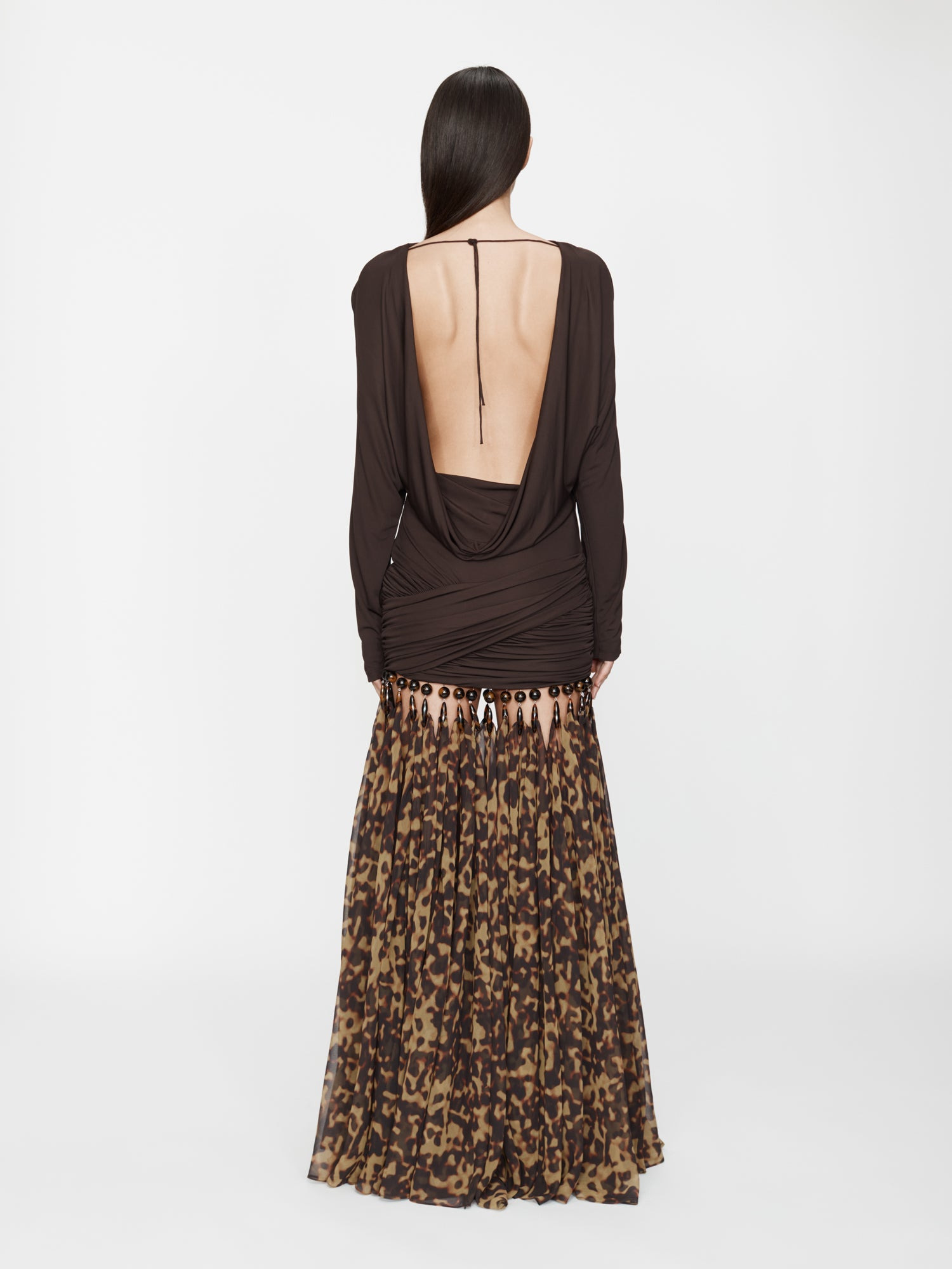 Tortoiseshell Droplet Jersey Gown - 5
