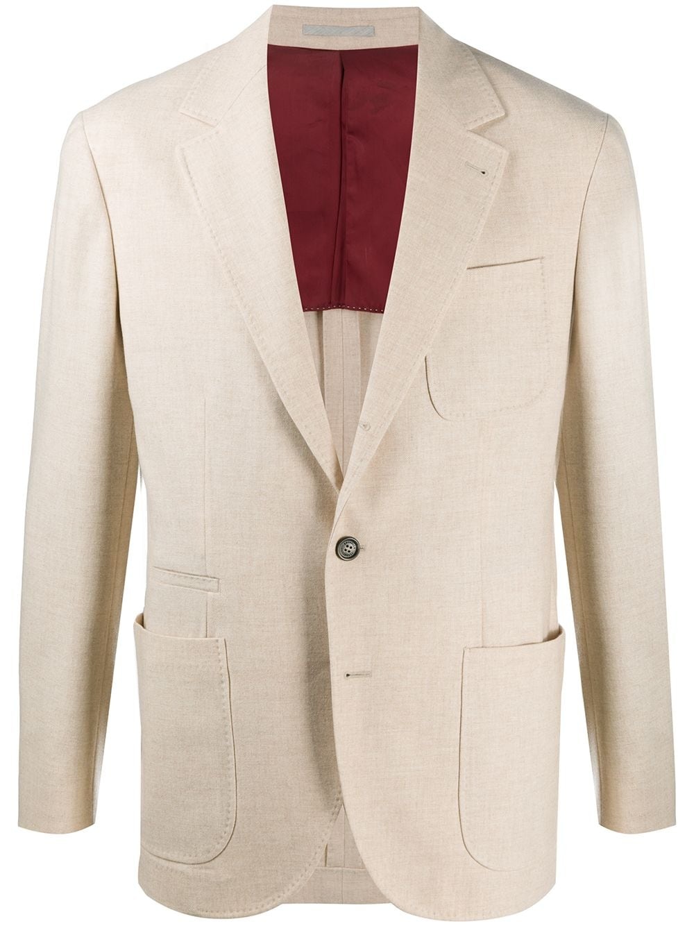 single-breasted tailored blazer - 1