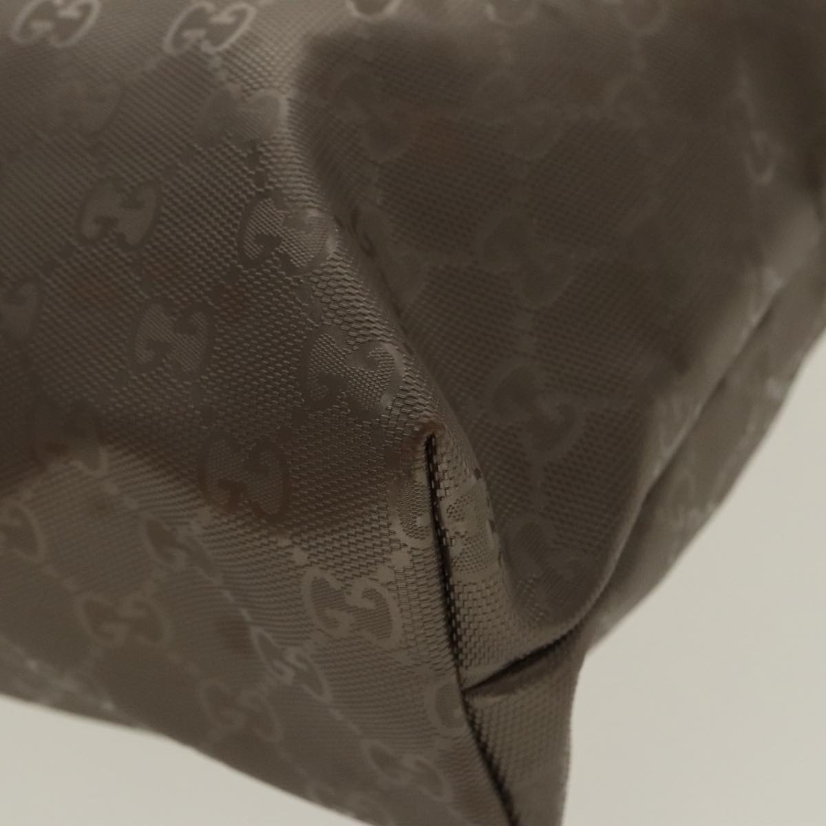 GUCCI GG Implementation Tote Bag Silver Metallic - 10