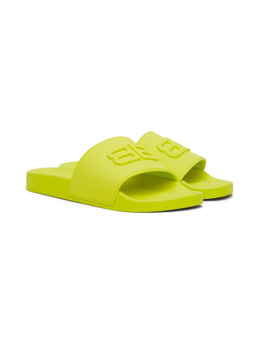 Green BB Pool Slide Sandals - 4