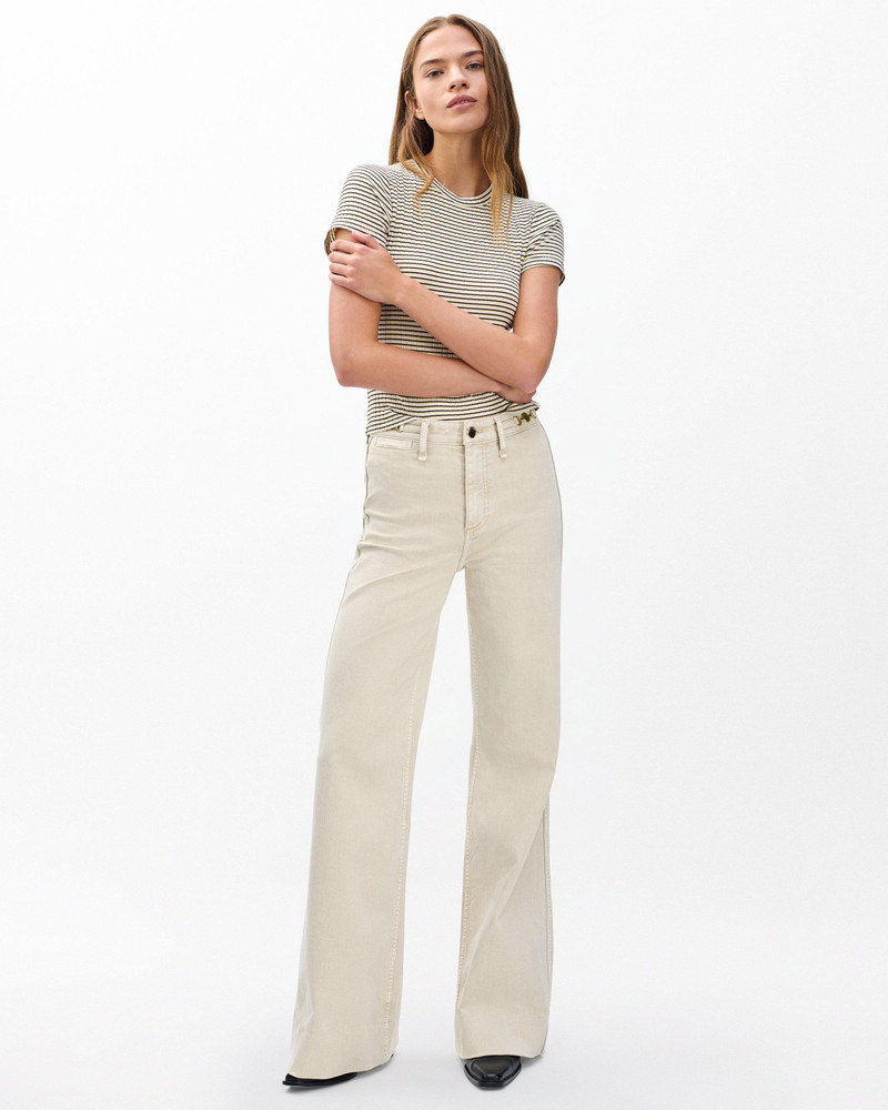 rag & bone Skylar Wide-Leg Jeans
Vintage Stretch in Sandstone outlook