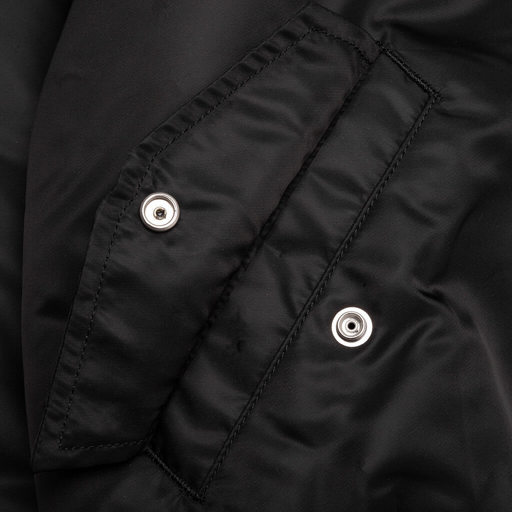 MASTERMIND WORLD X ALPHA INDUSTRIES PATCHWORK MA-1 BOMBER JACKET - BLACK - 5