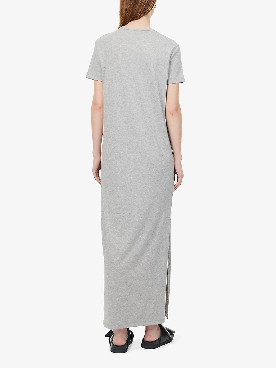 Maya stretch-cotton maxi T-shirt dress - 4