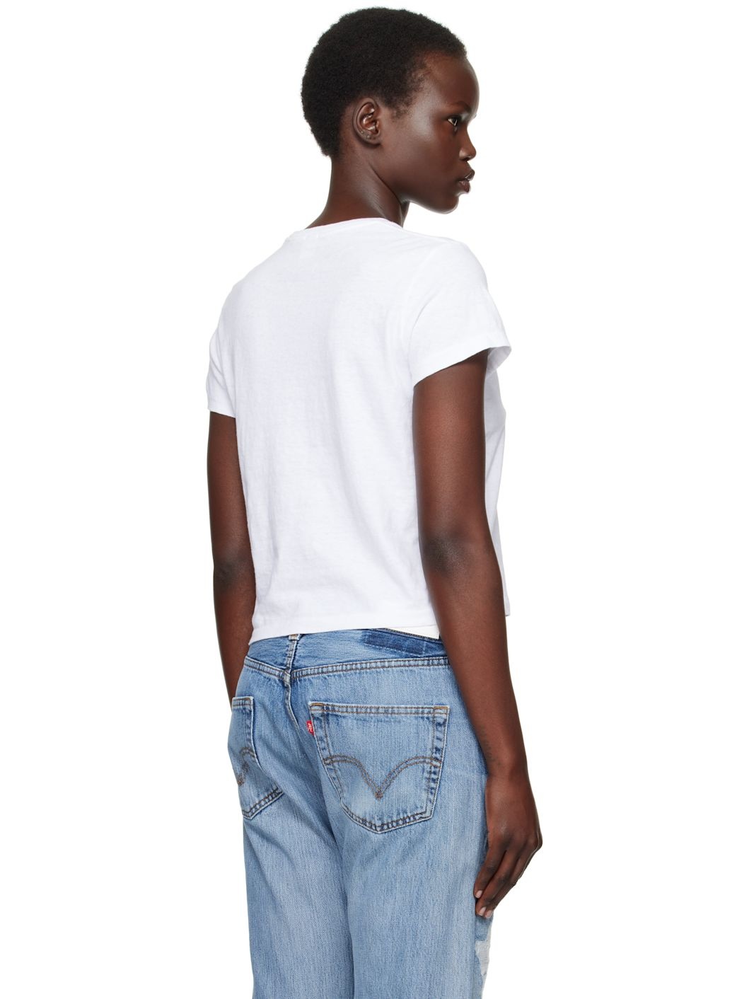 White Hanes Edition 1950s Boxy T-shirt - 3