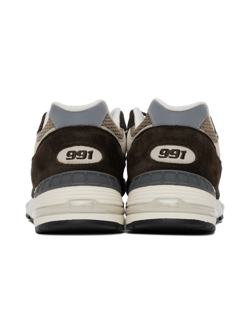 Brown & Beige Made In UK 991v1 Finale Sneakers - 2