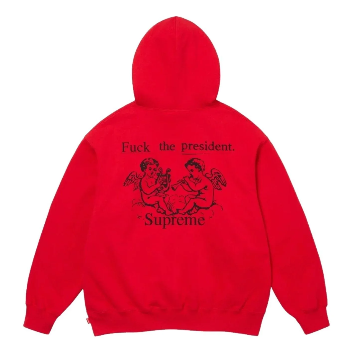 Supreme FW25 President Hooded Sweatshirt 'Red' FW25SW80-RED - 1