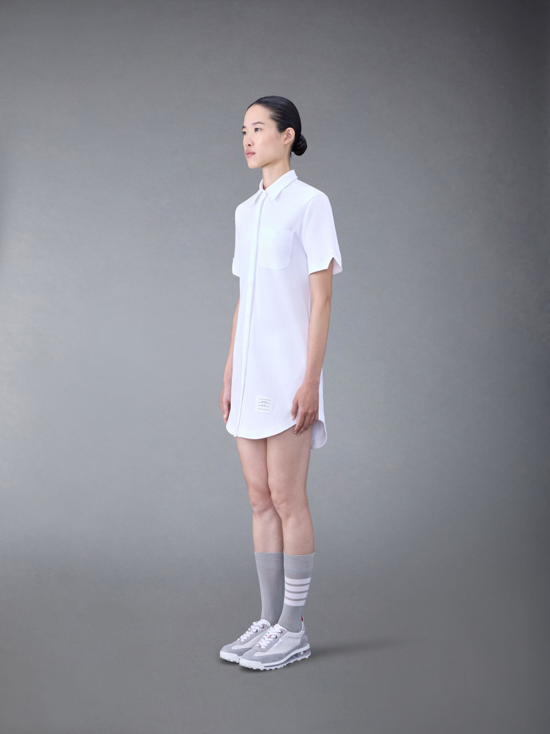 Thom Browne sequin-detail cotton shirt dress outlook