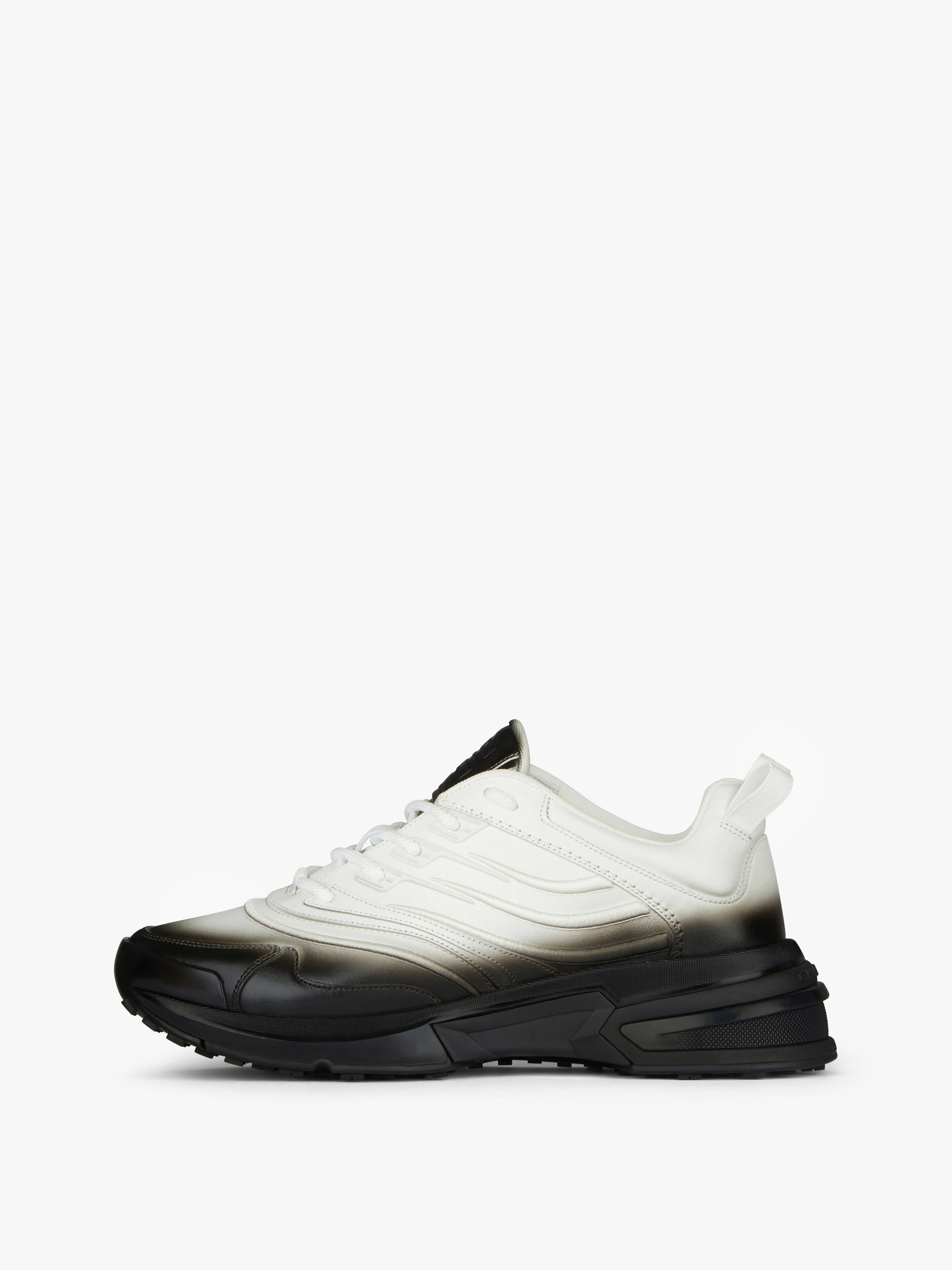 GIV 1 SNEAKERS IN LEATHER WITH TAG EFFECT PRINT - 3
