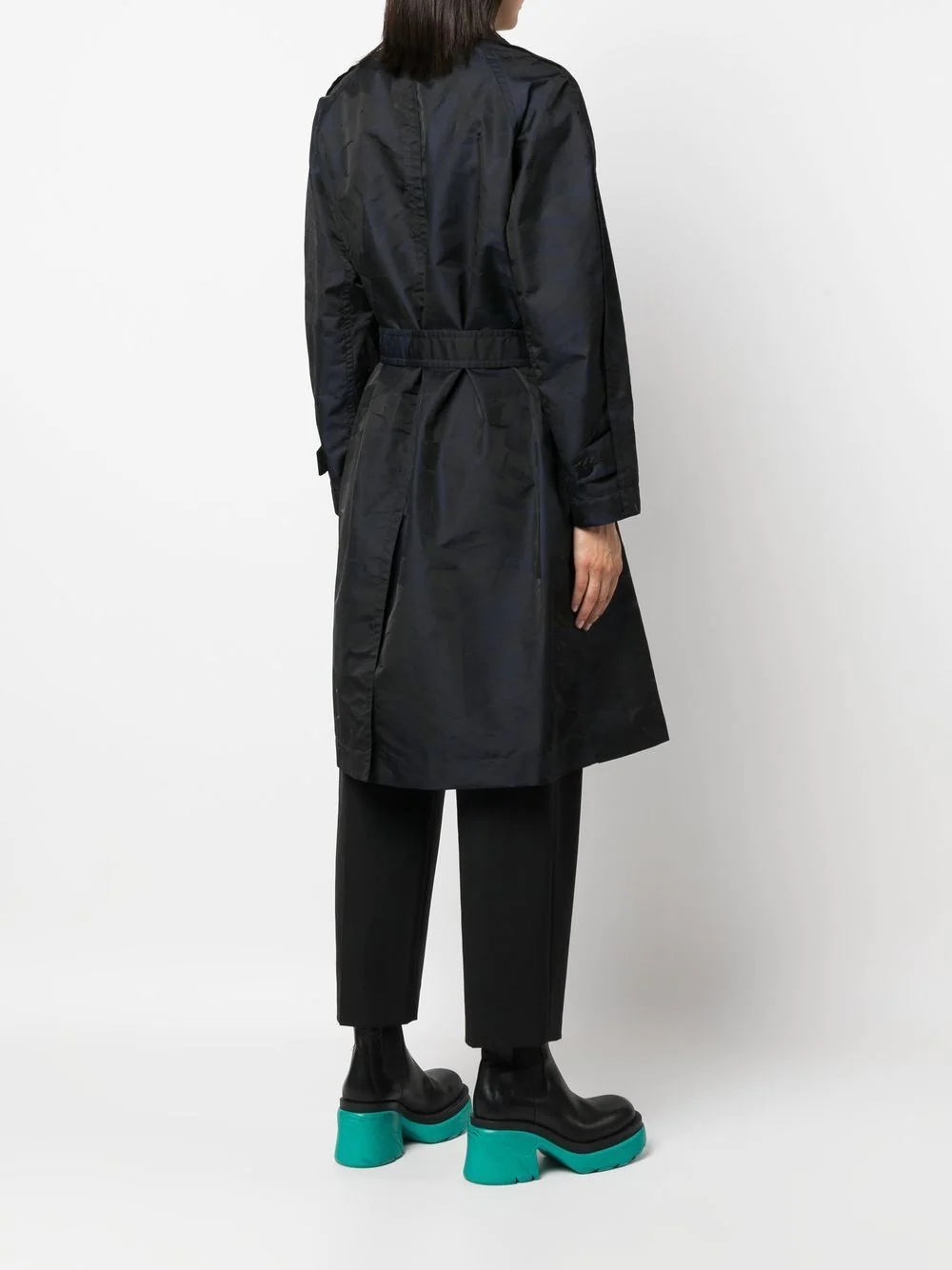 belted trench coat - 4