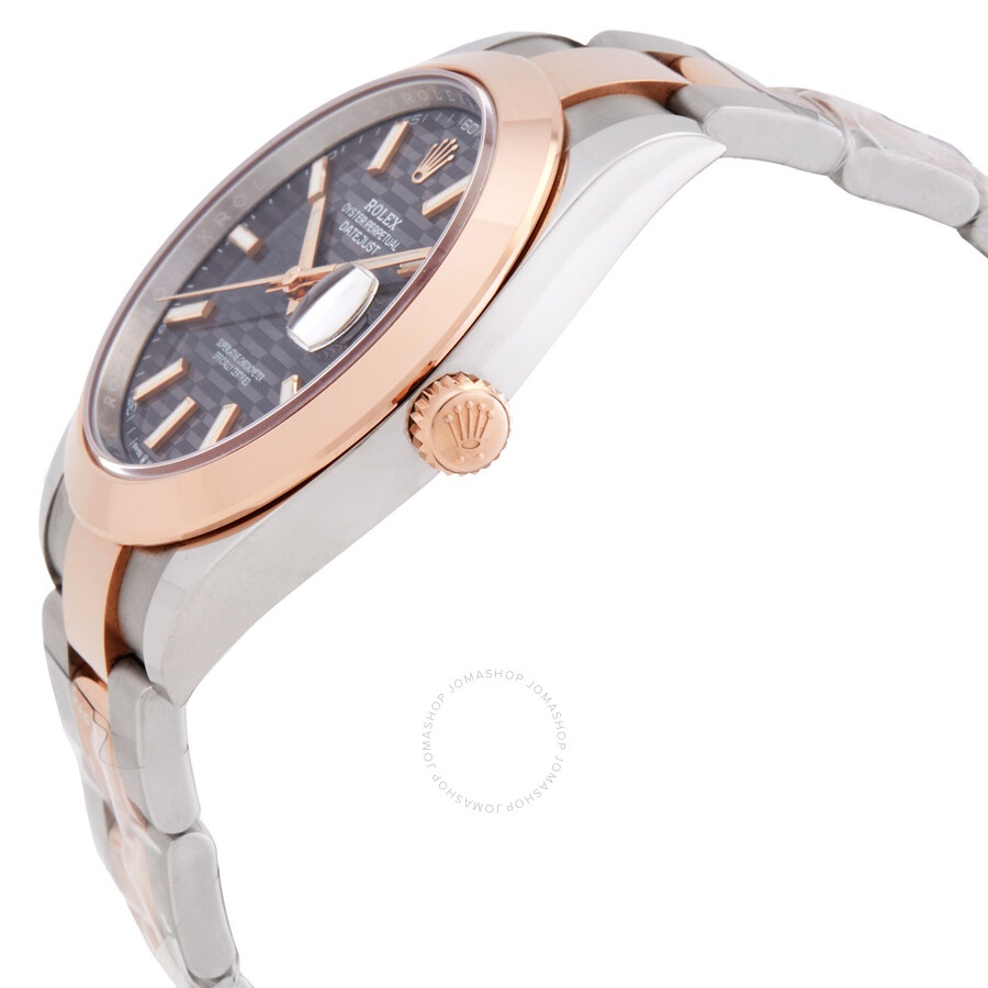 Rolex Datejust 41 Slate, Fluted-Motif Automatic Men's Steel and 18kt Everose Gold Oyster Watch M1263 - 2