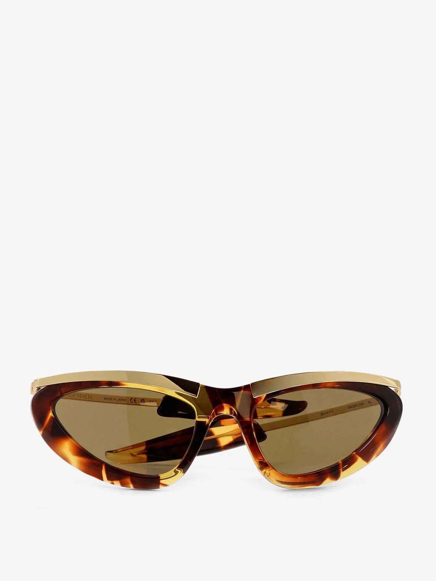 Bottega Veneta Prisma Acetate Sunglasses Brown - 1