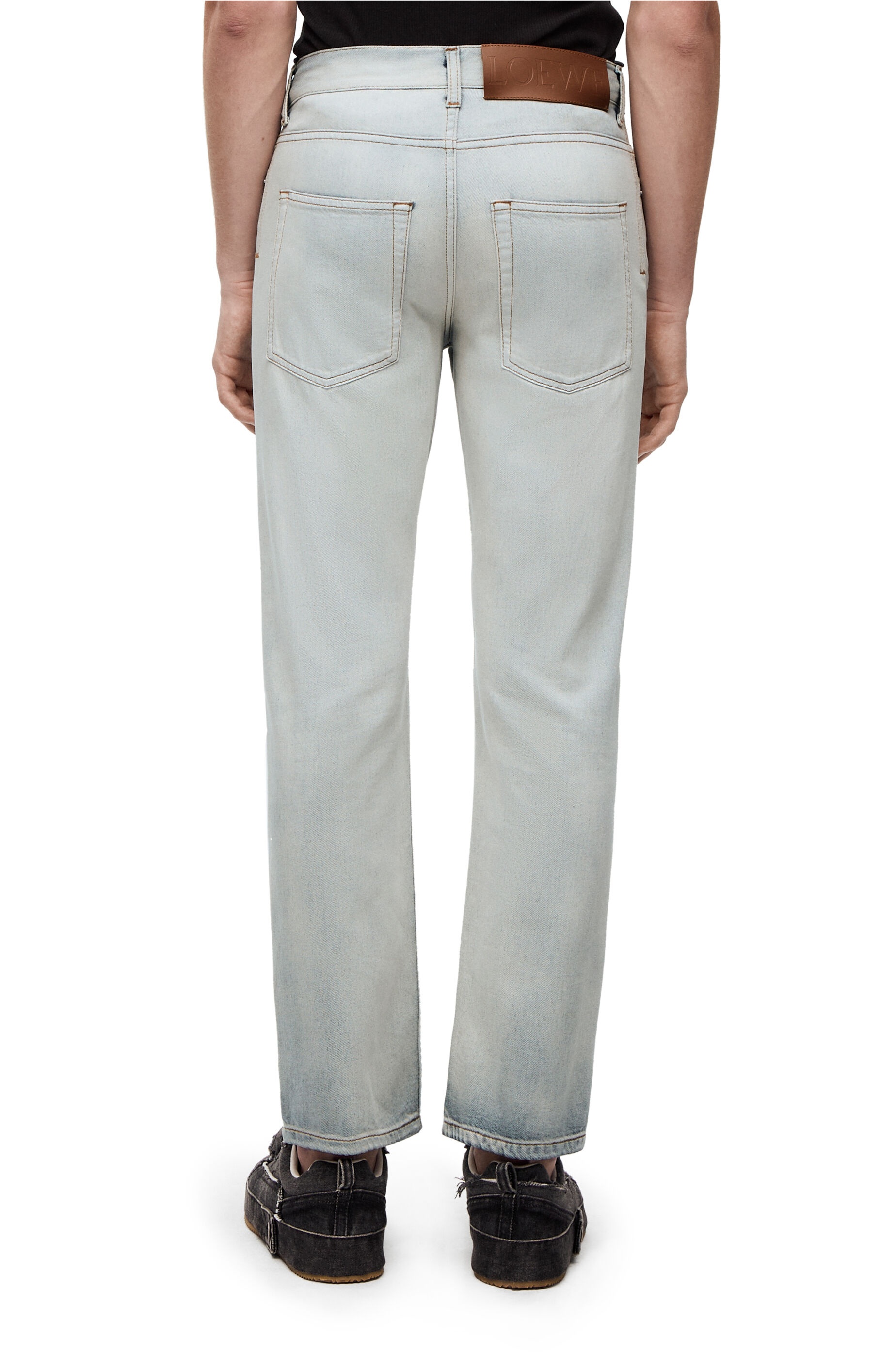 Cropped jeans in denim - 4
