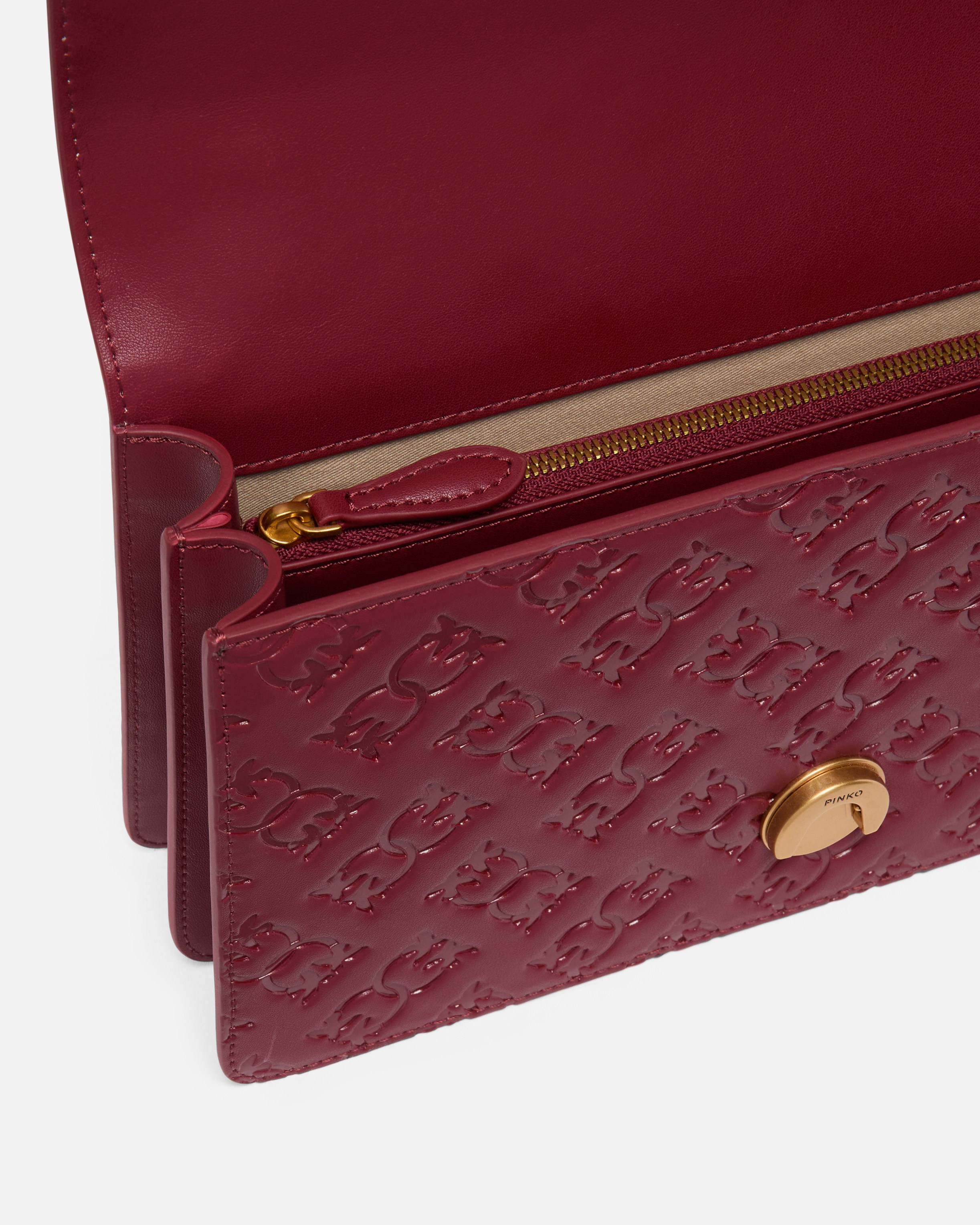 LOVE BAG LEATHER CROSSBODY BAG WITH LOGO - 4