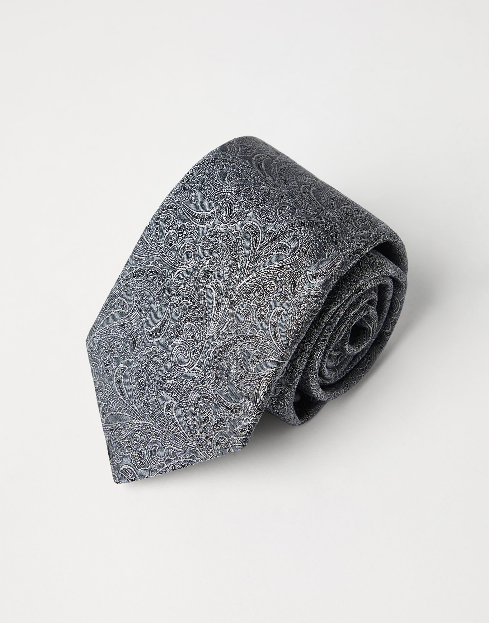Paisley silk tie - 2