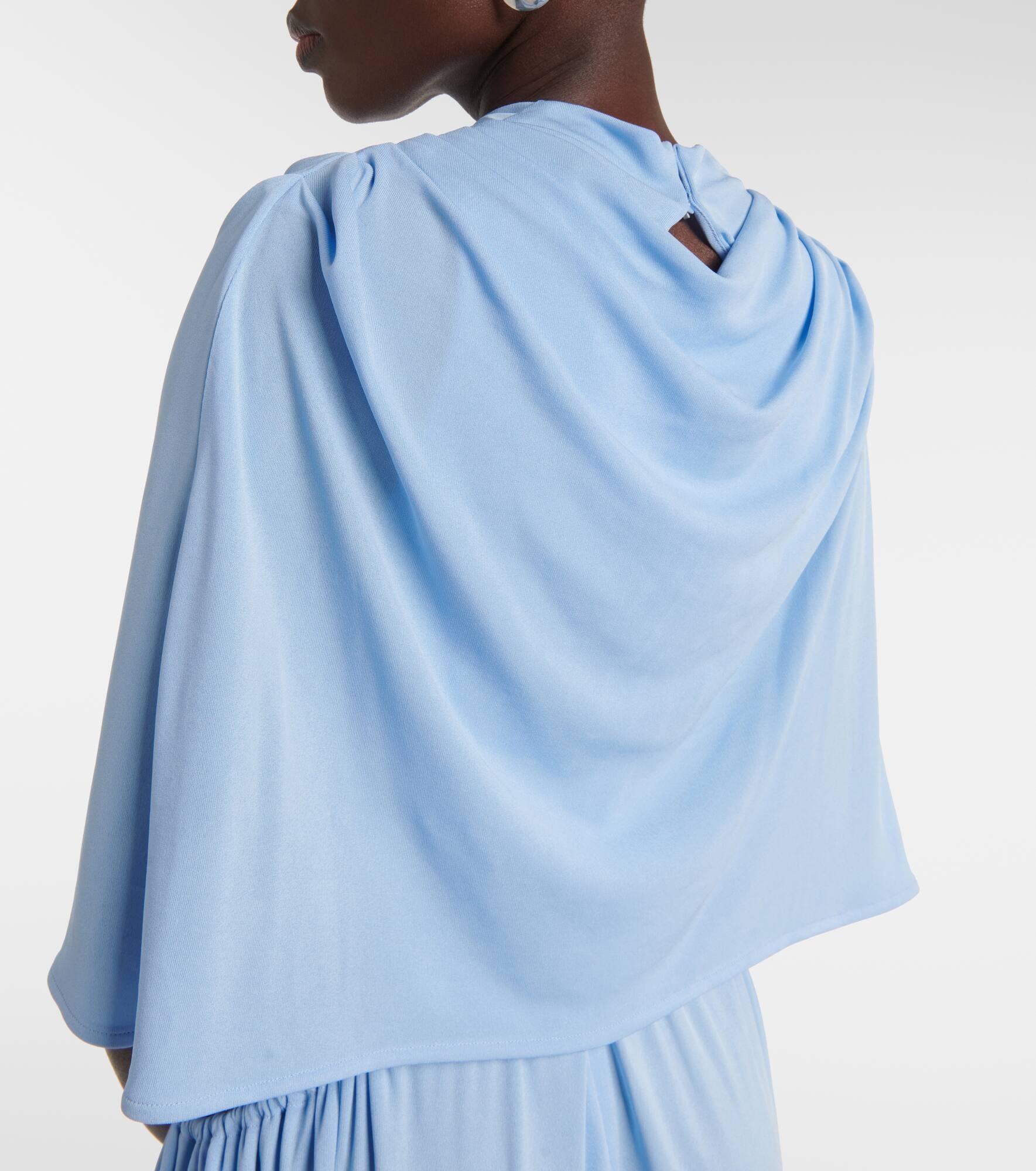 Frankie caped jersey maxi dress - 6