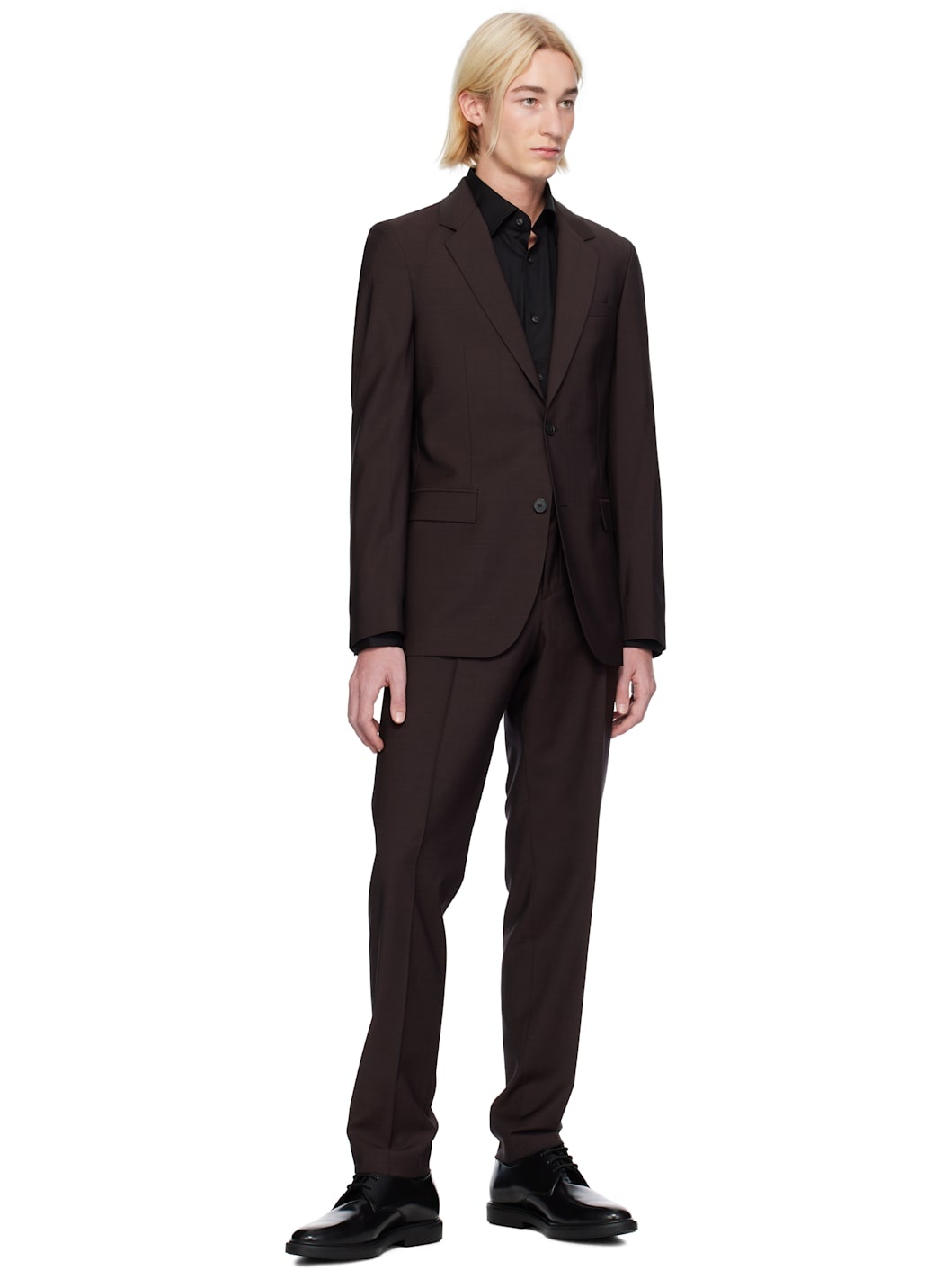 Purple Slim-Fit Suit - 5